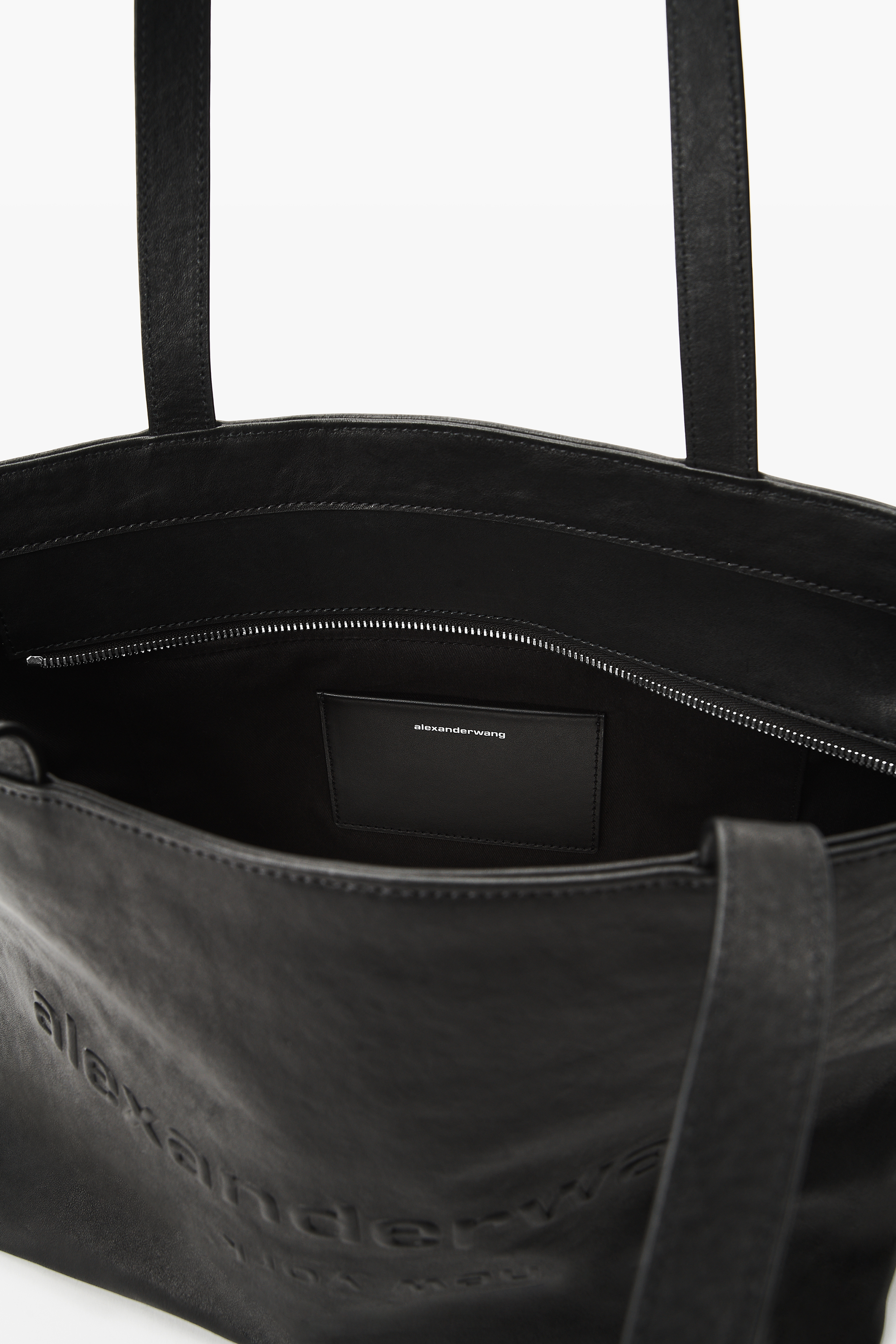 Punch Medium Tote — hardware, fabric or logo close-up