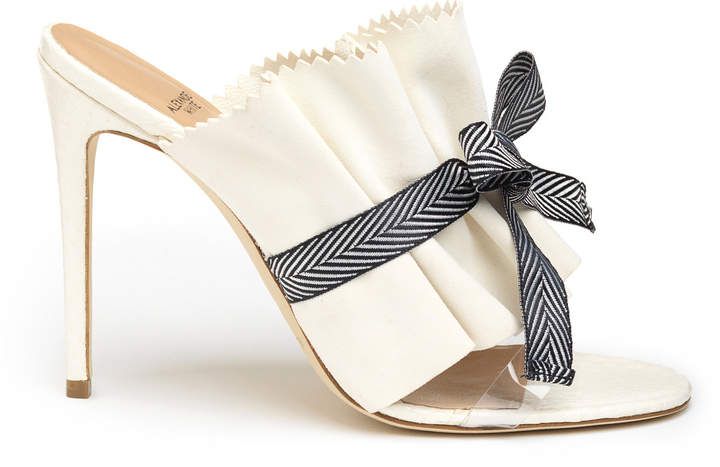 White bow mule