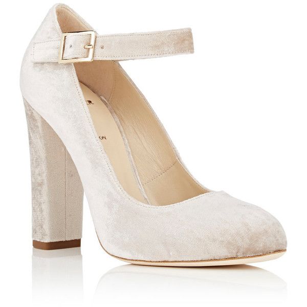 Georgi Velvet Mary-Jane Pump