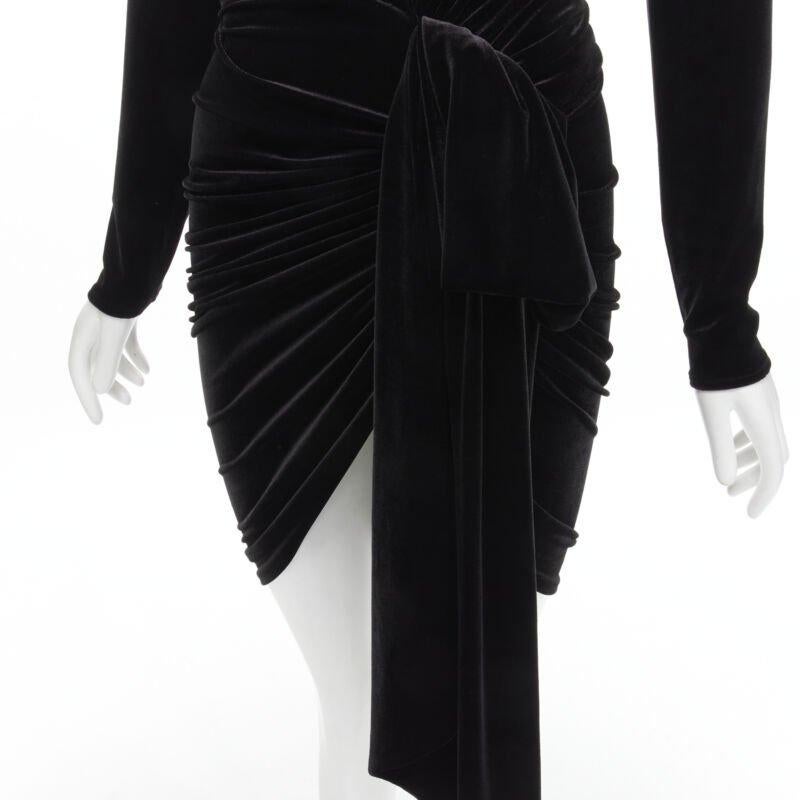 waist drape detail