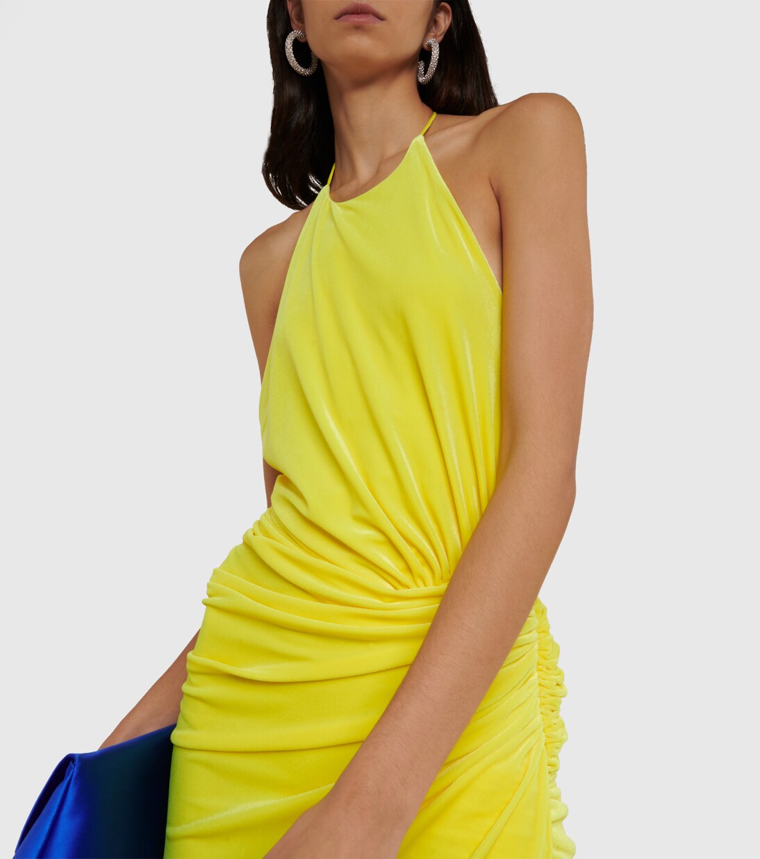 Ruched Halterneck Dress