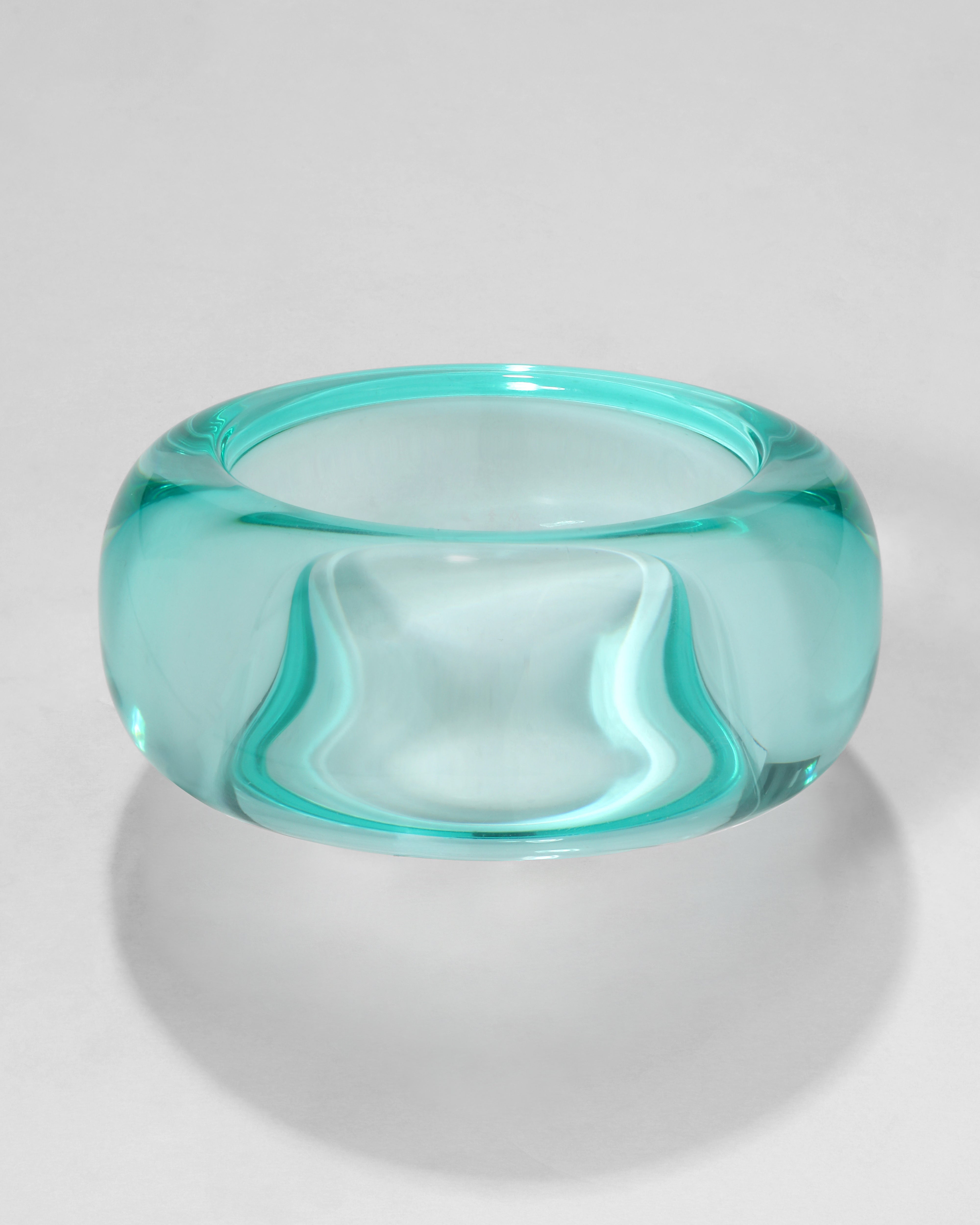 Bonbon Lucite Wide Bangle Bracelet