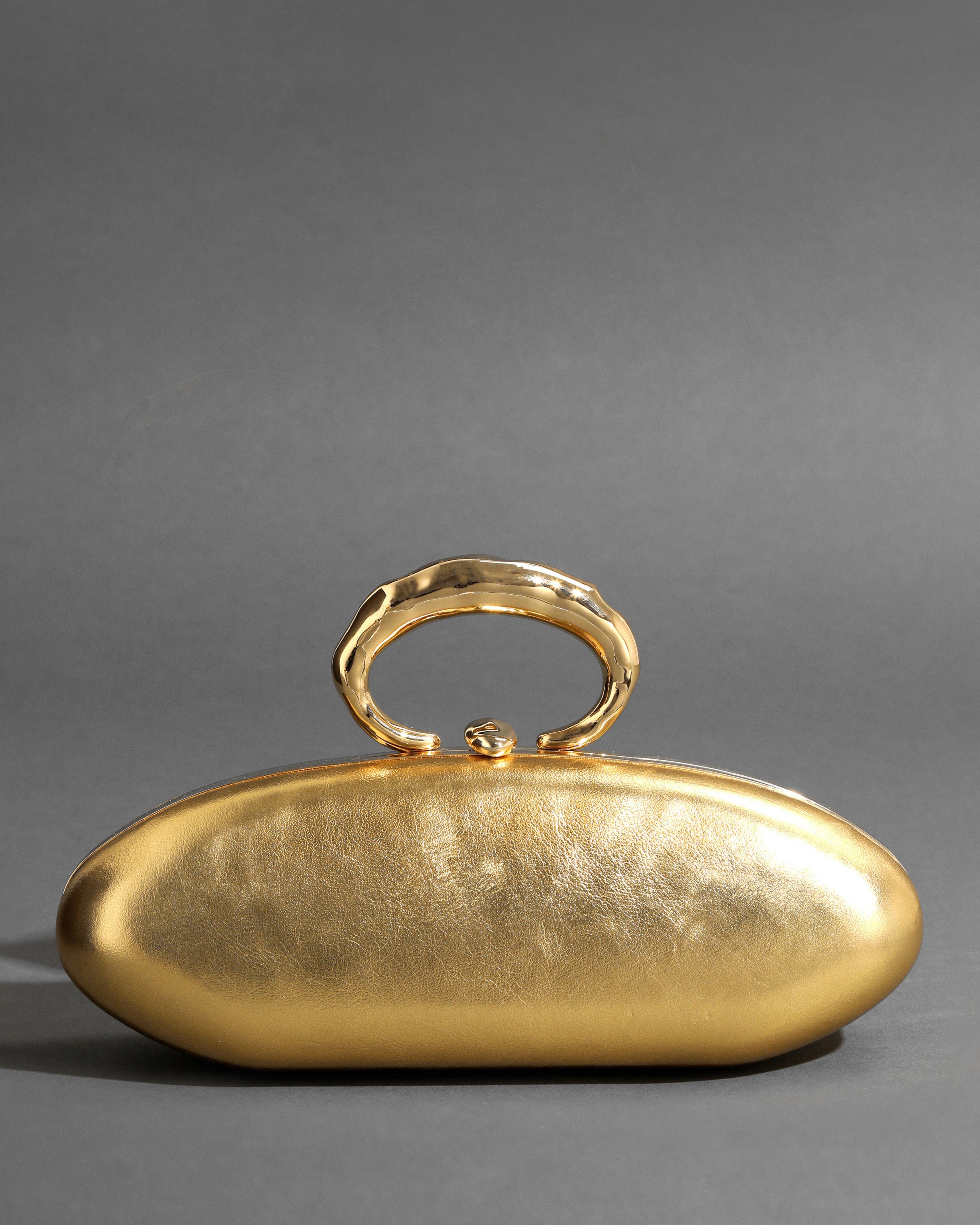 Molten Gold Bullet Minaudière