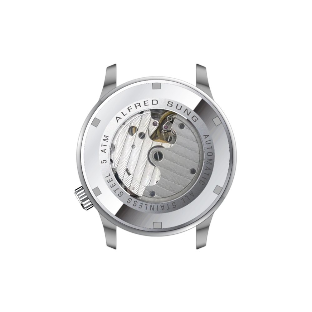 transparent caseback detail