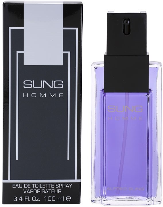 box and purple bottle
