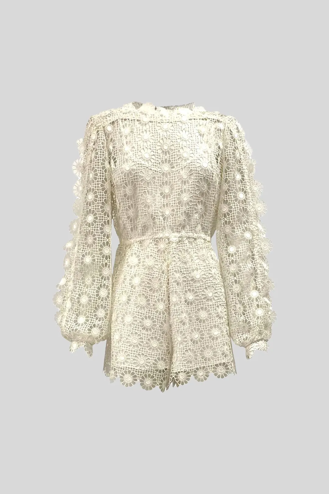 Send My Love Lace Playsuit