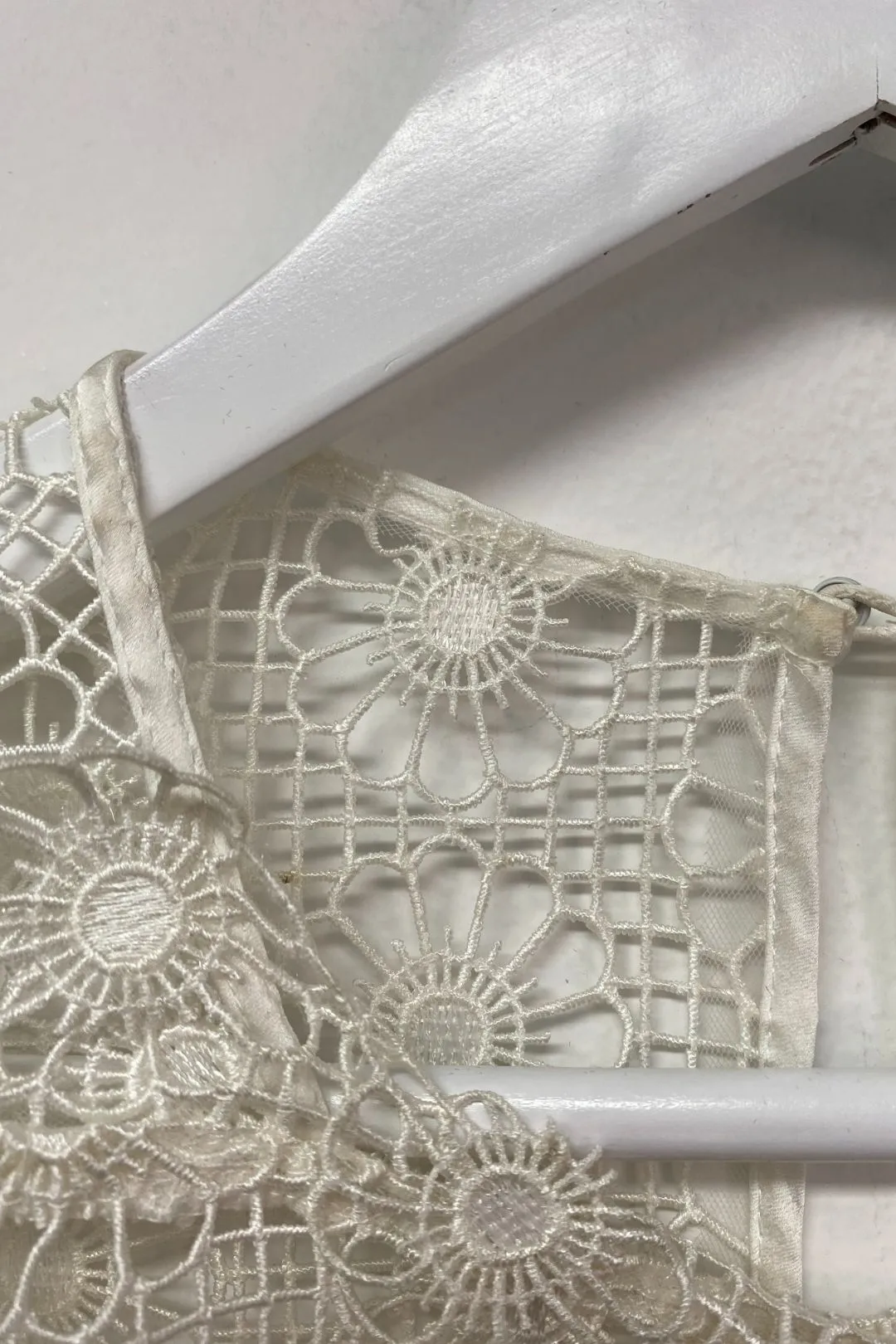 Lace and sleeve close-up