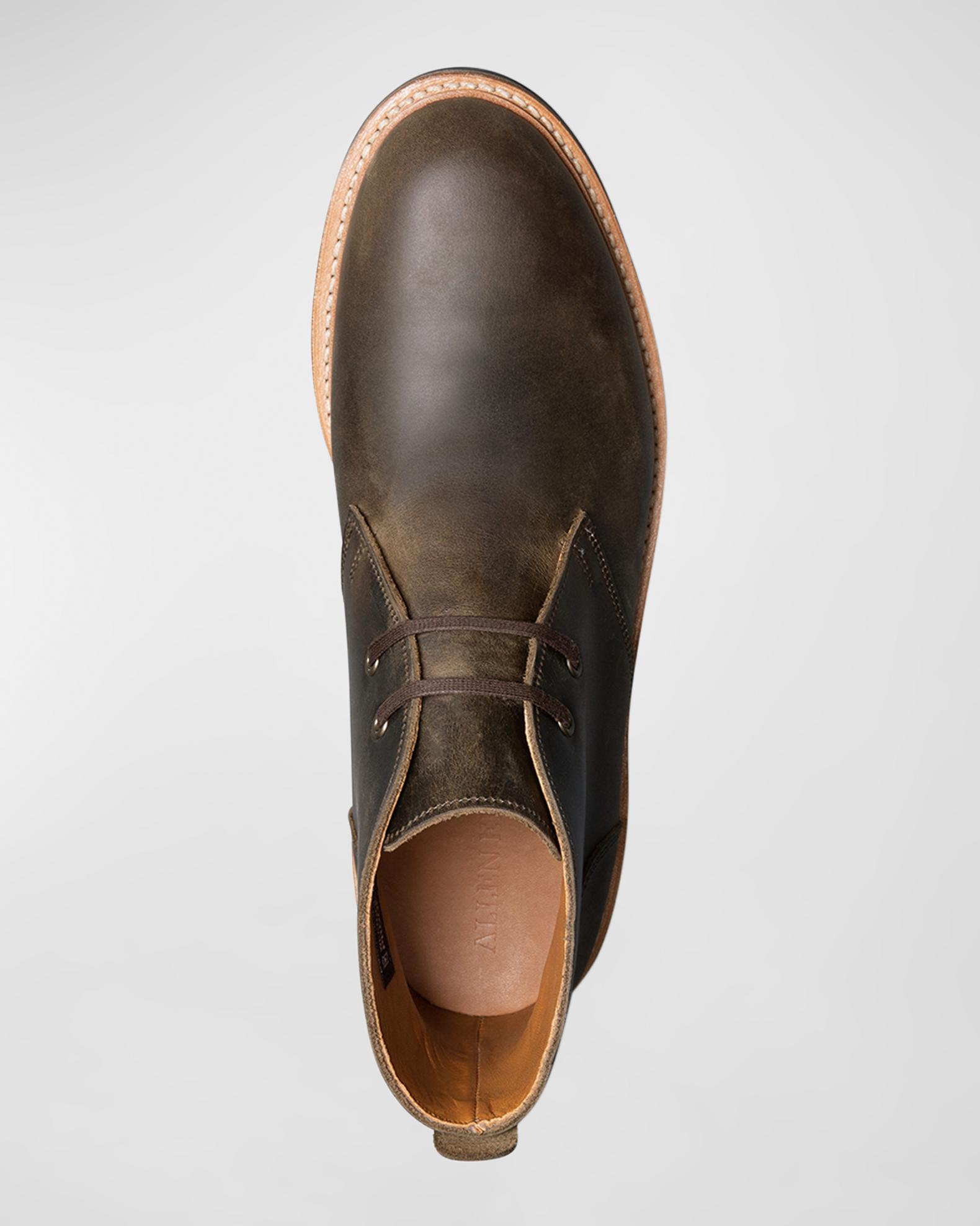 Top view showing the ankle-high opening
