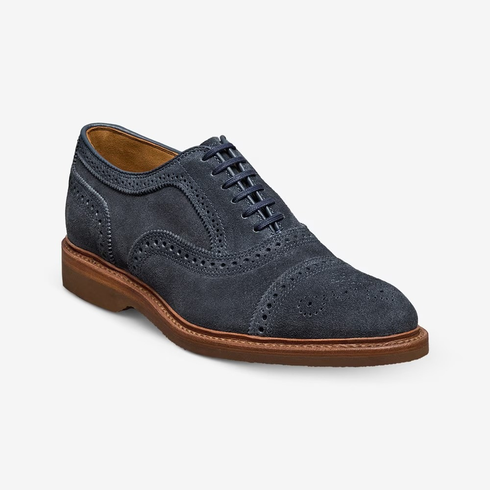 Walnut Strand-family cap-toe oxford