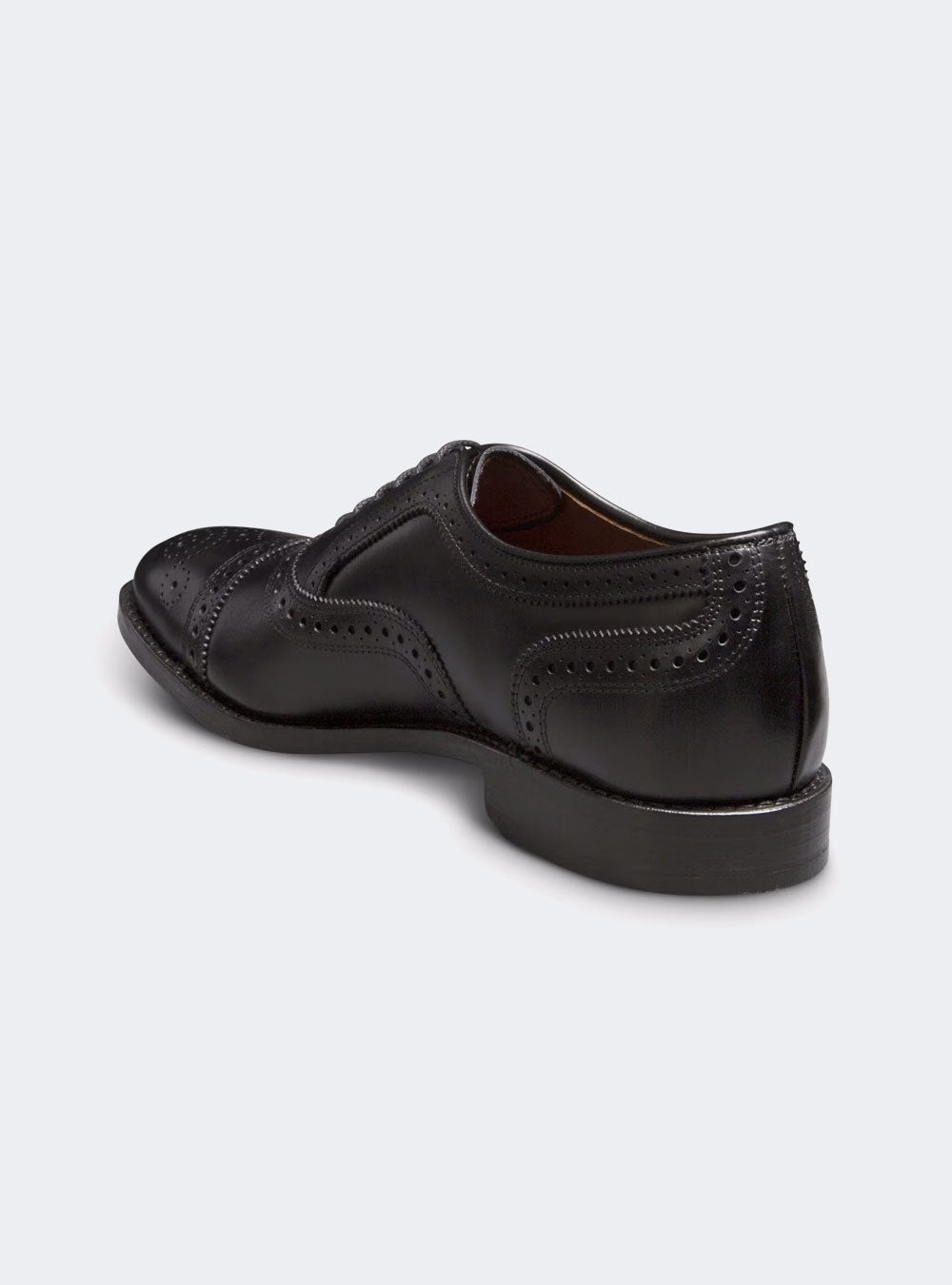 Blue suede Strand-family oxford