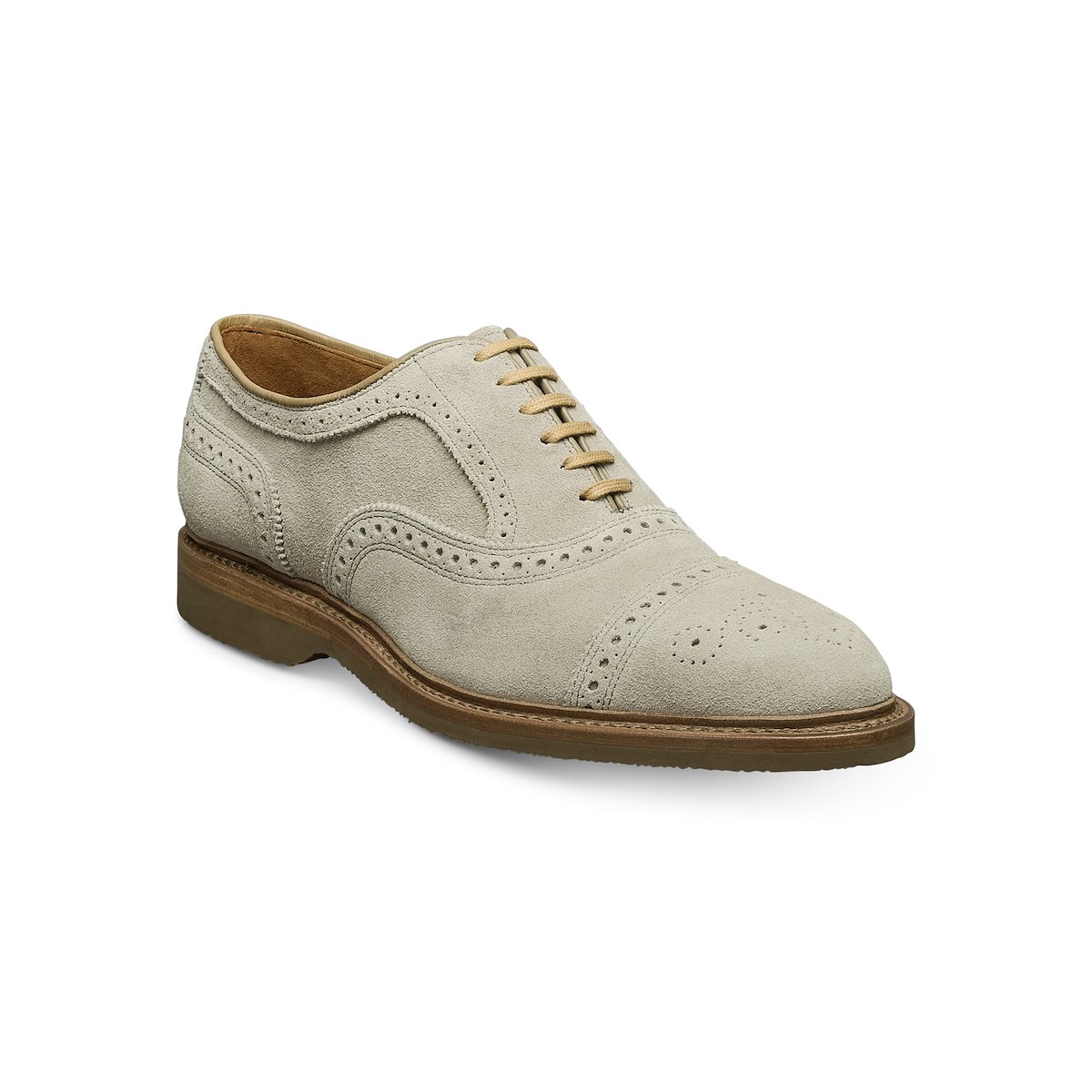 Grey suede casual brogue variant