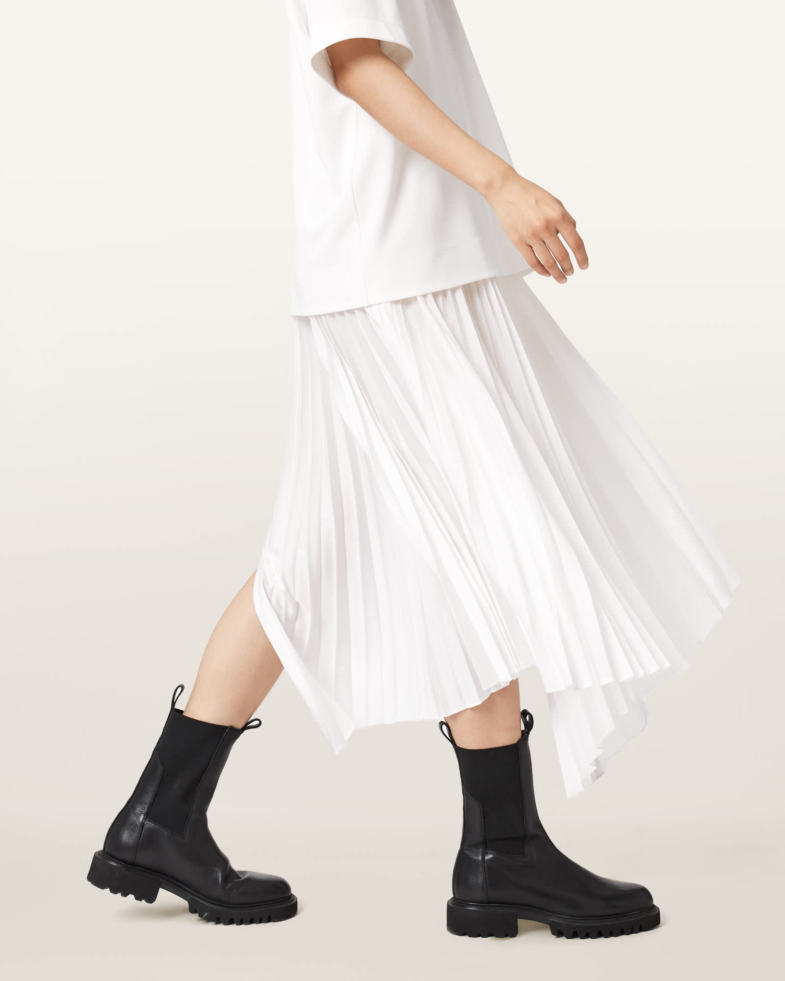 styled with skirt
