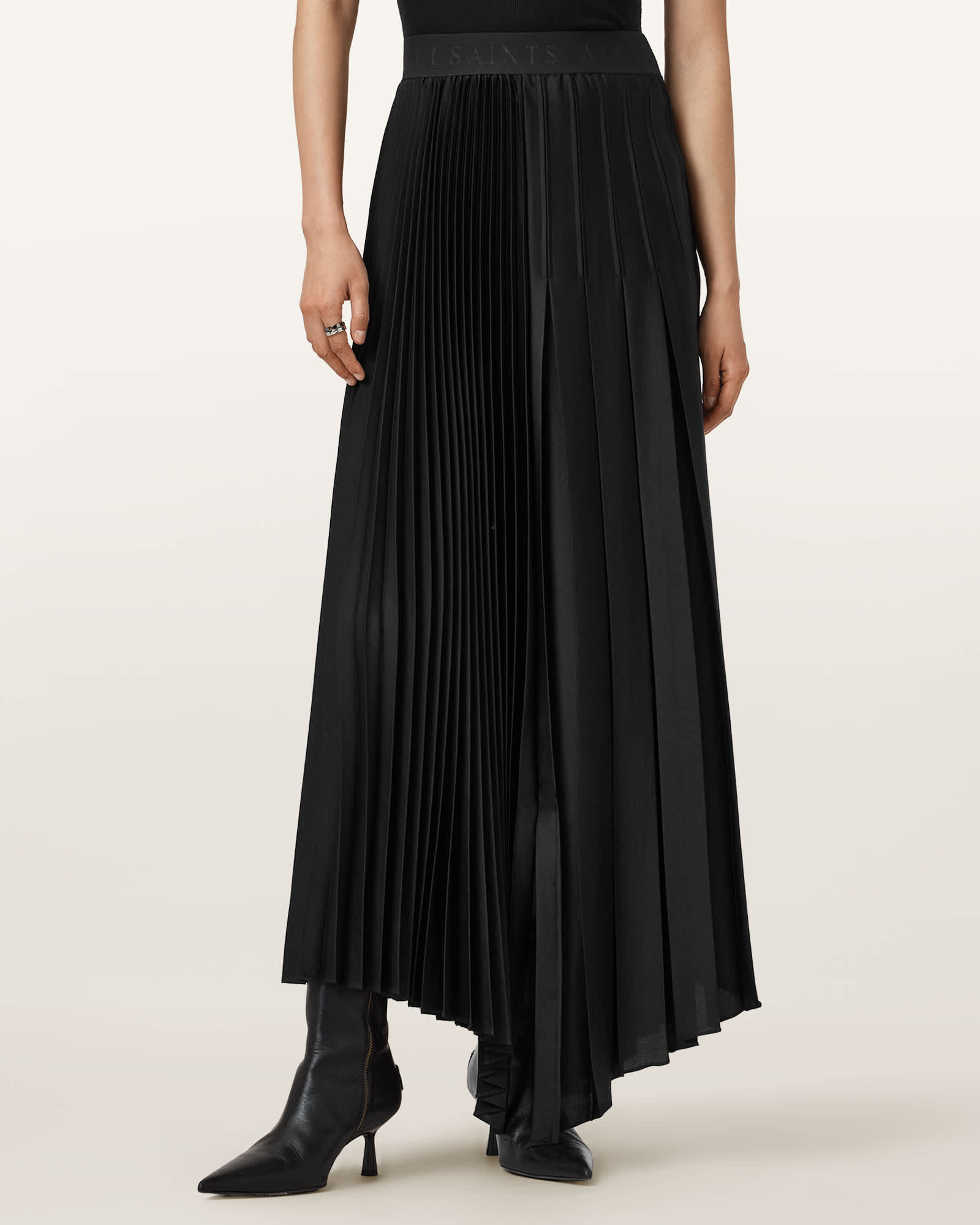 front pleats