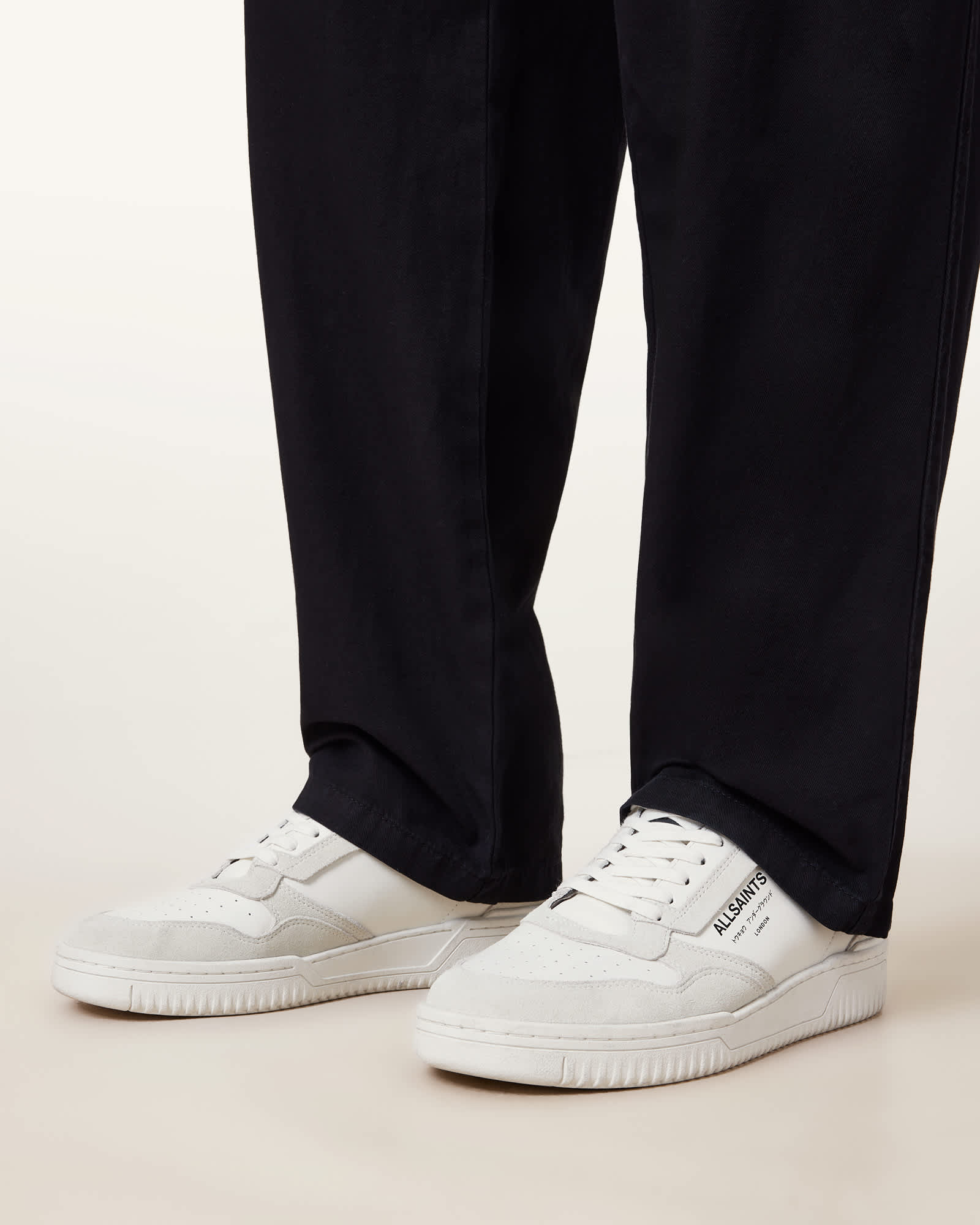 styled with trousers