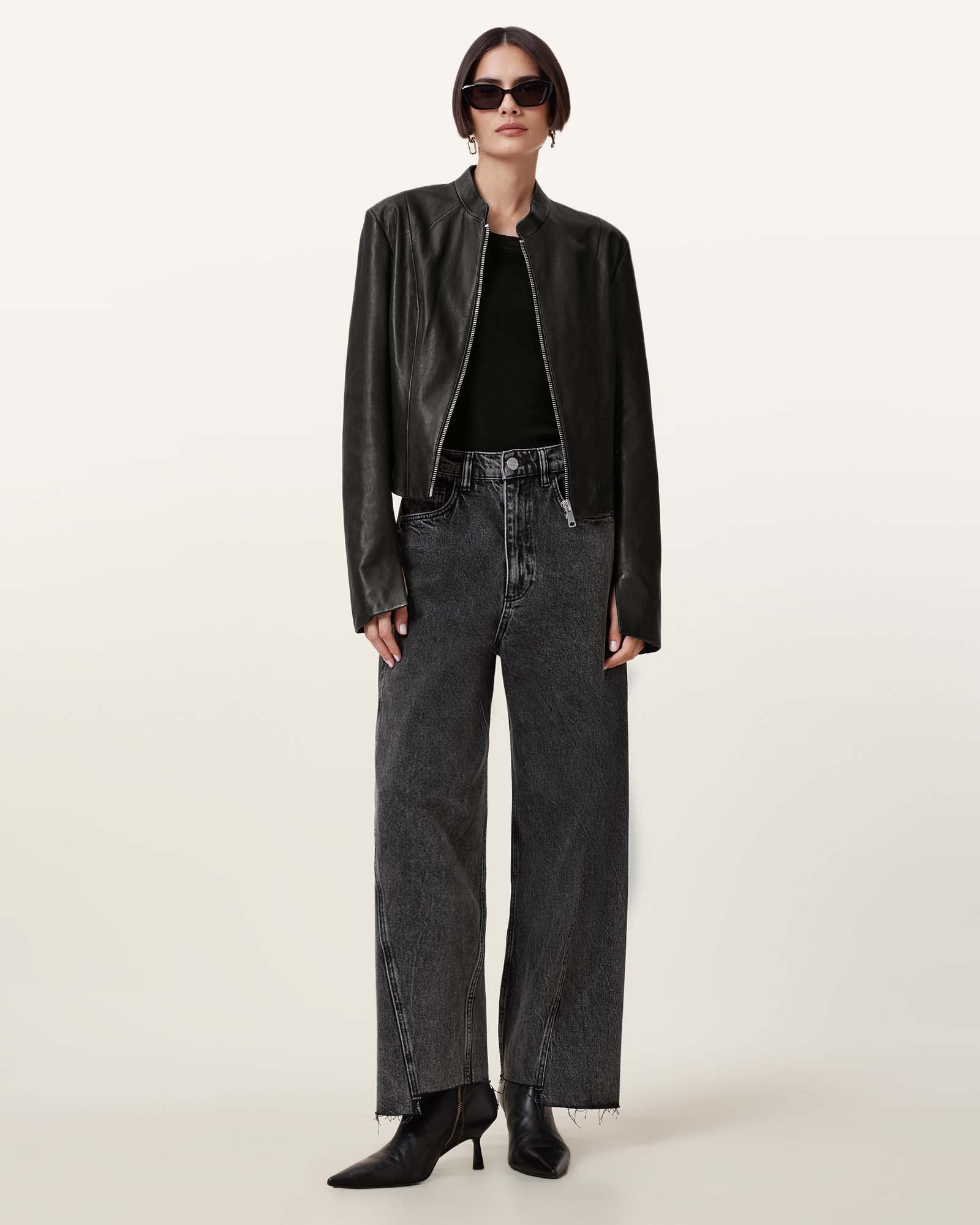zip-through front