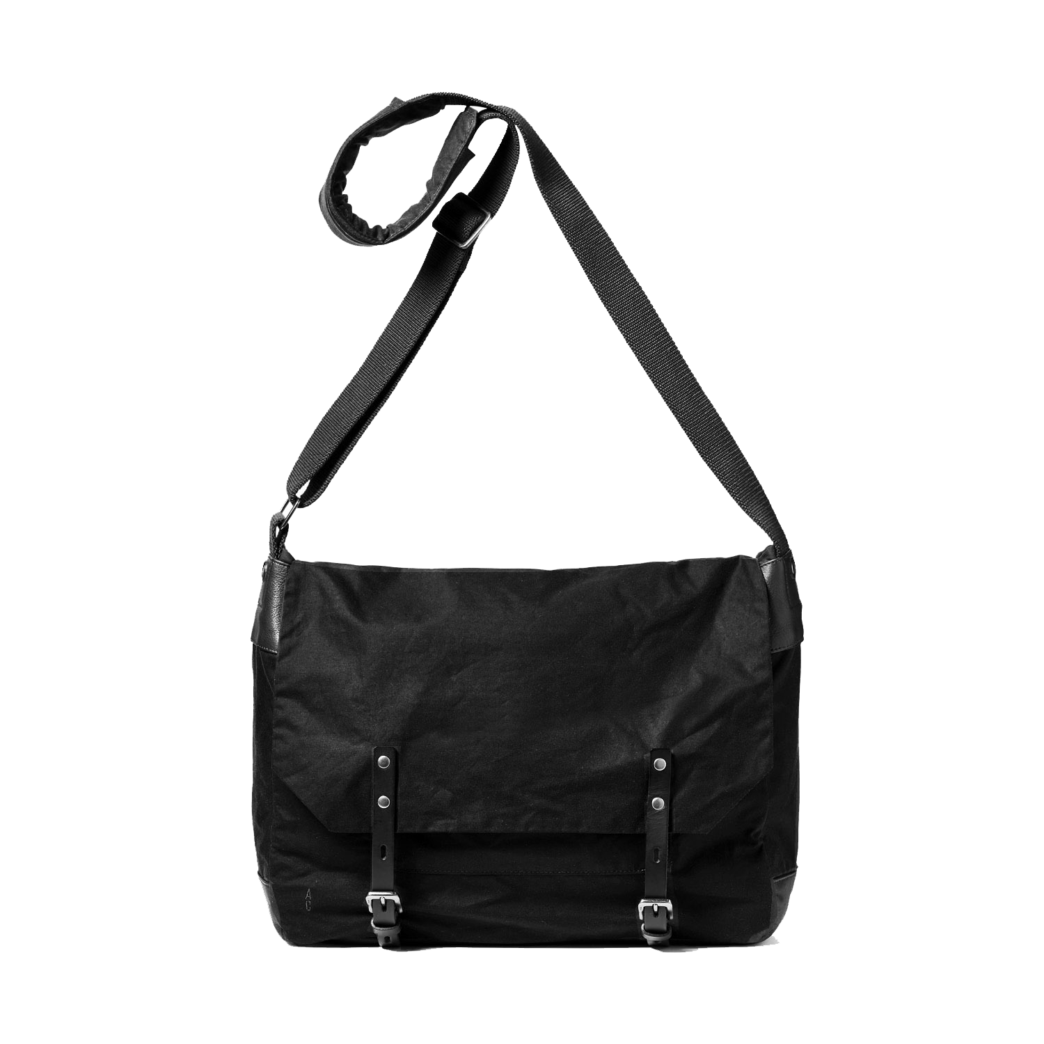 Jeremy Large Waxed Cotton Crossbody Satchel