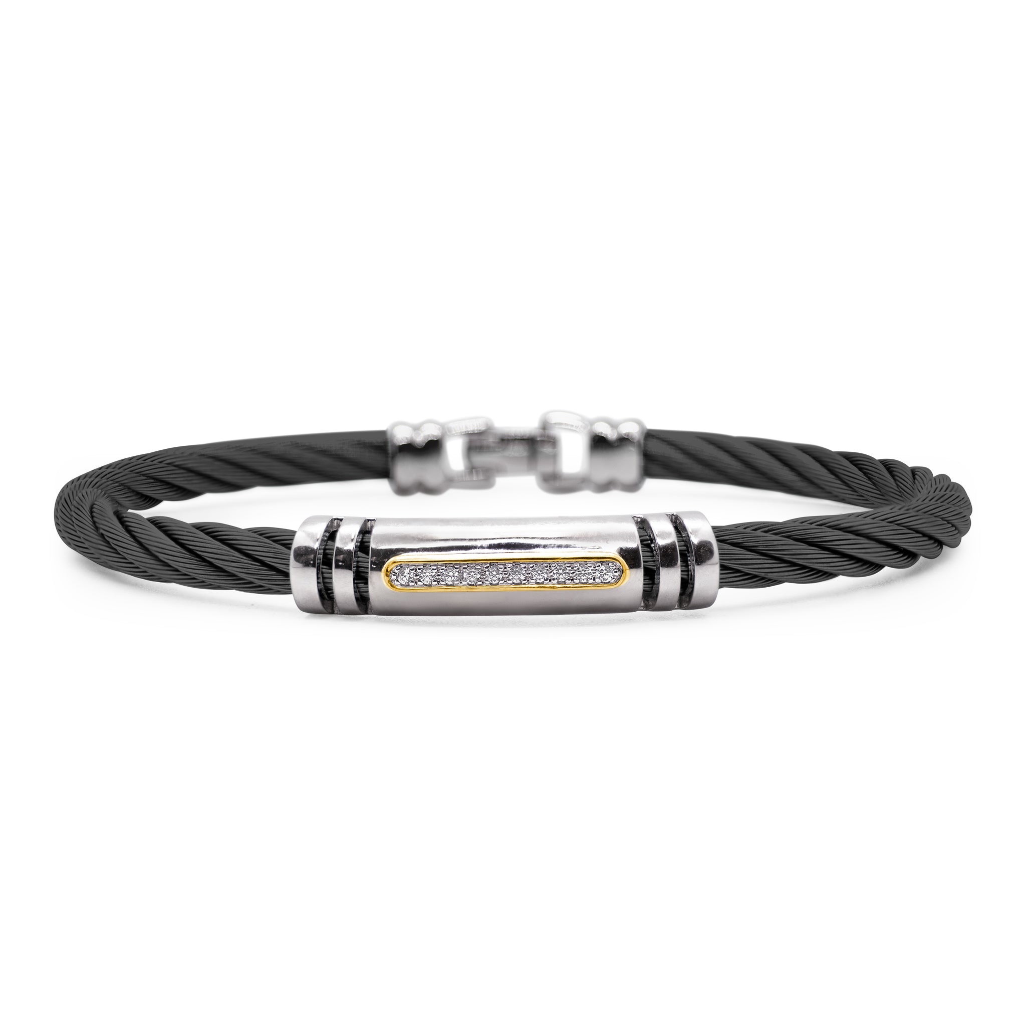 Men's Bar Diamond Bracelet