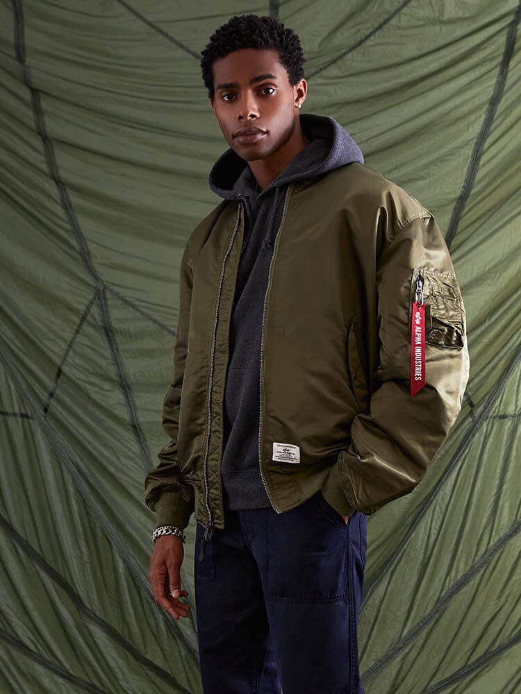 On-body front view of the lightweight bomber