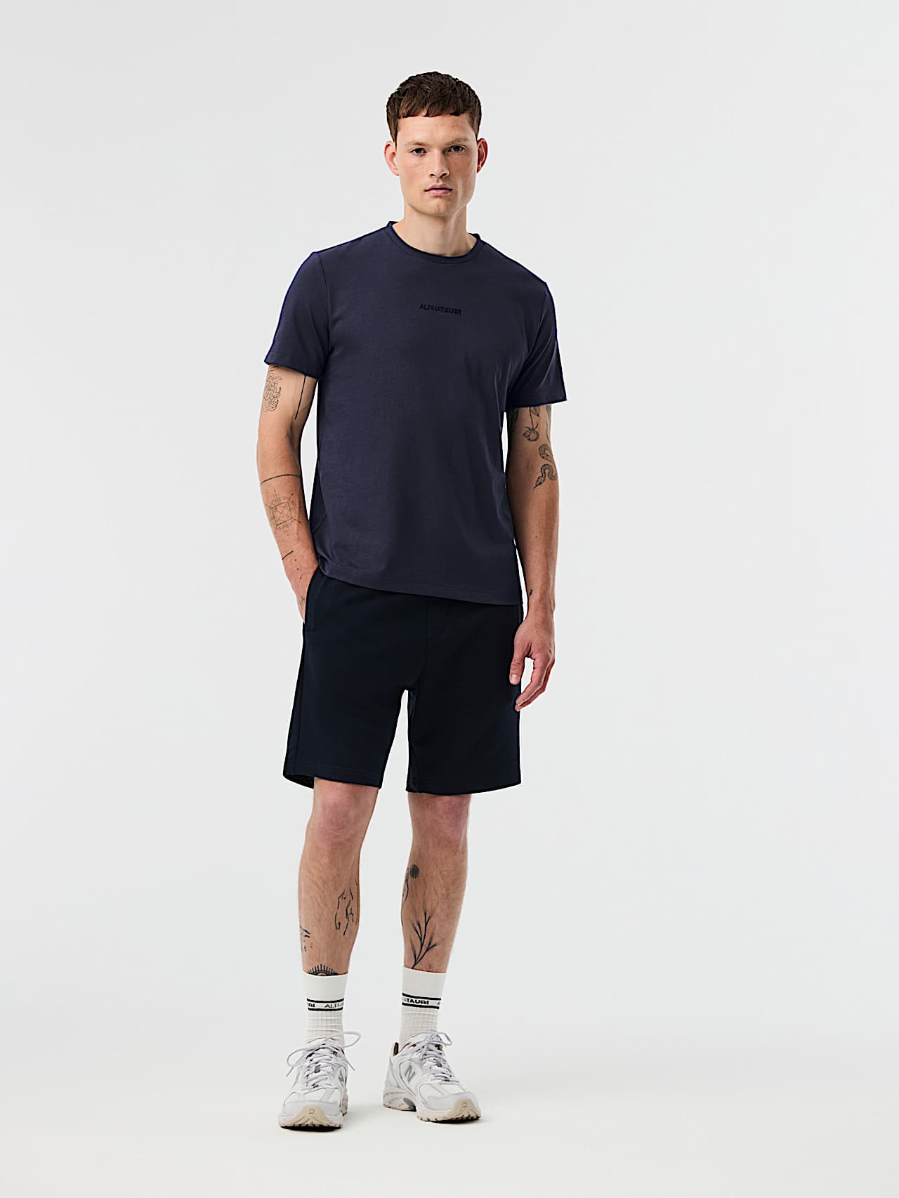 JOTTO V2.Y10.01 | Organic Cotton T-Shirt in Dark Navy for Men