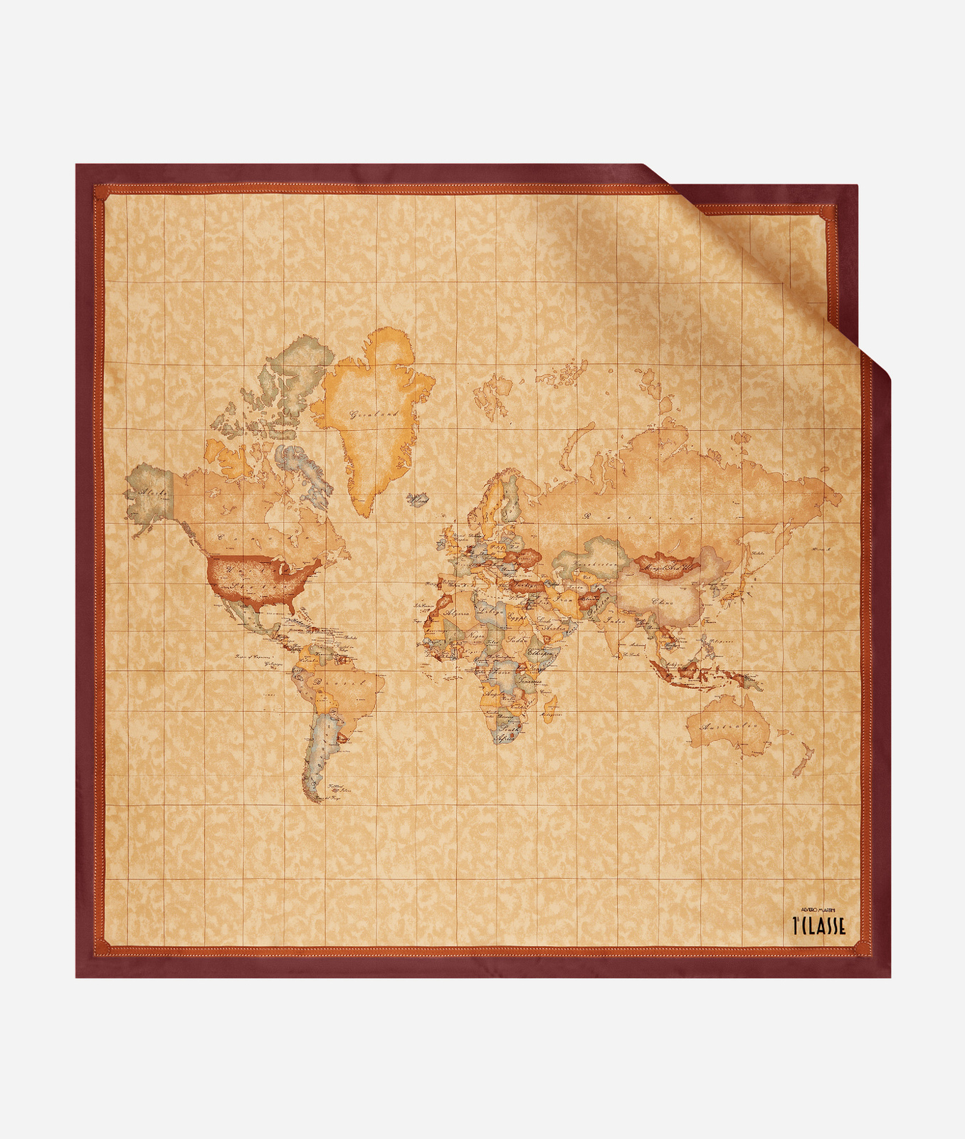 Geo Classic Silk Scarf