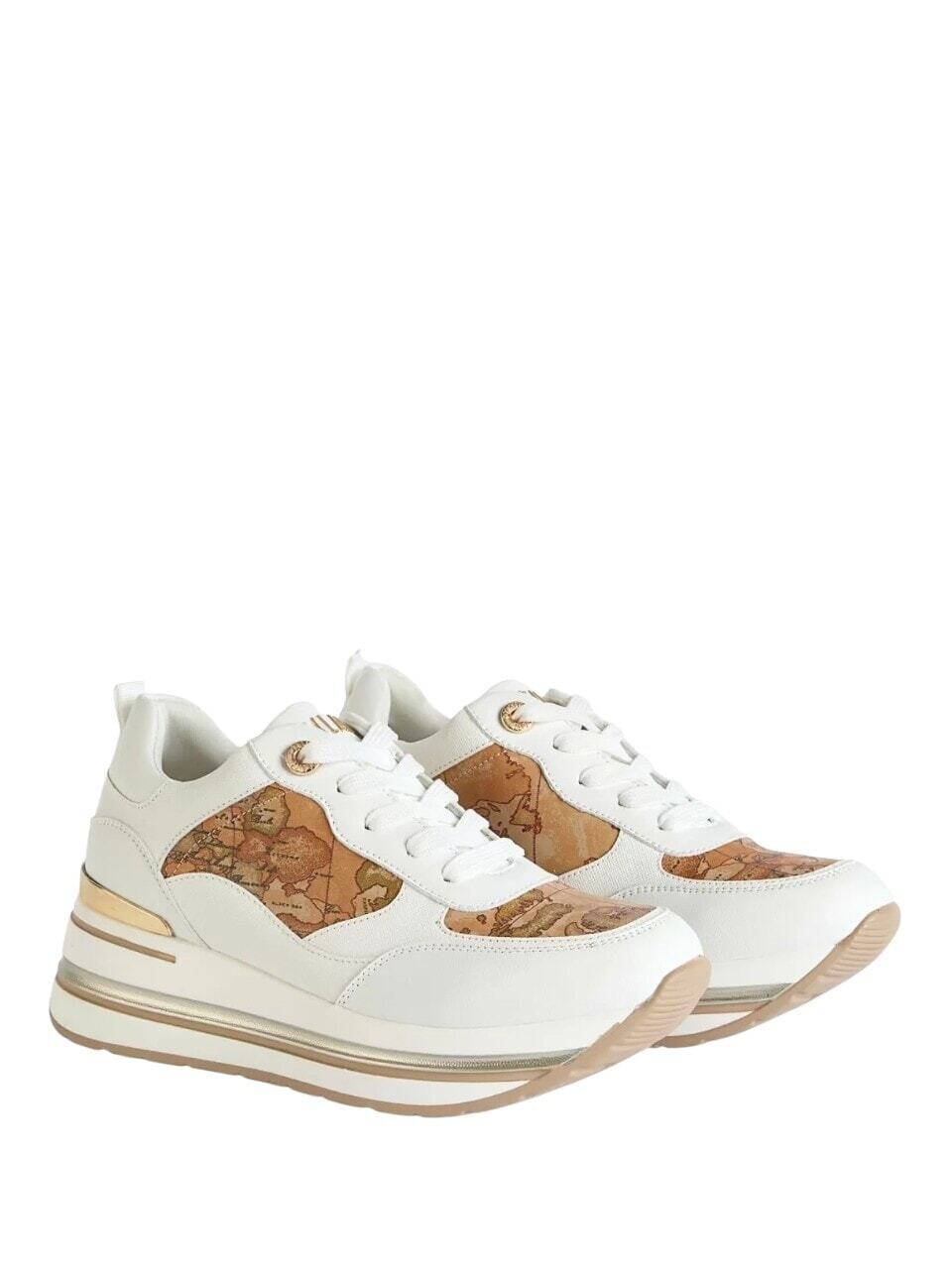 white platform sneaker