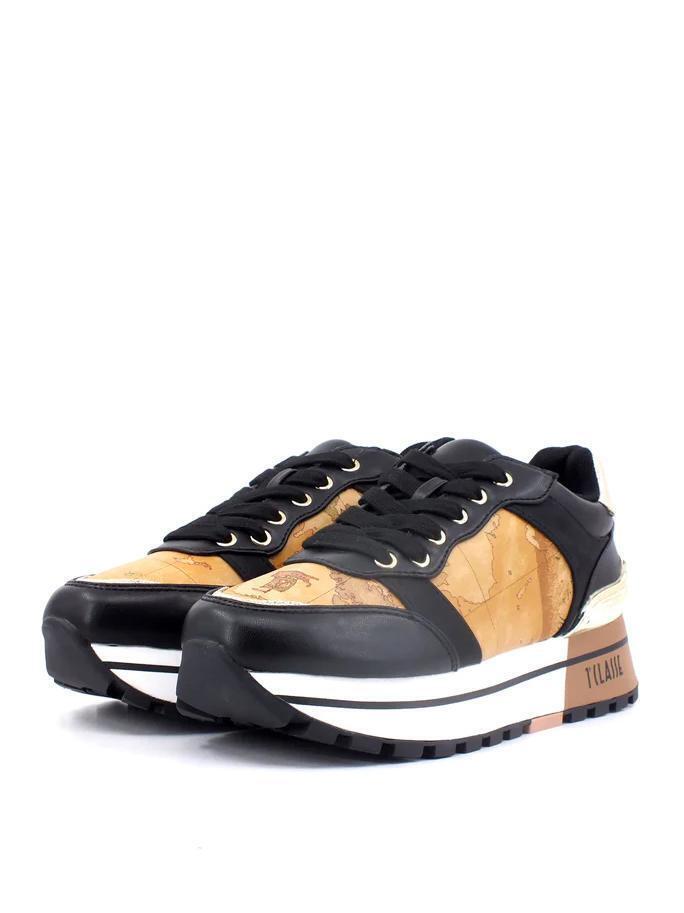 black platform sneaker