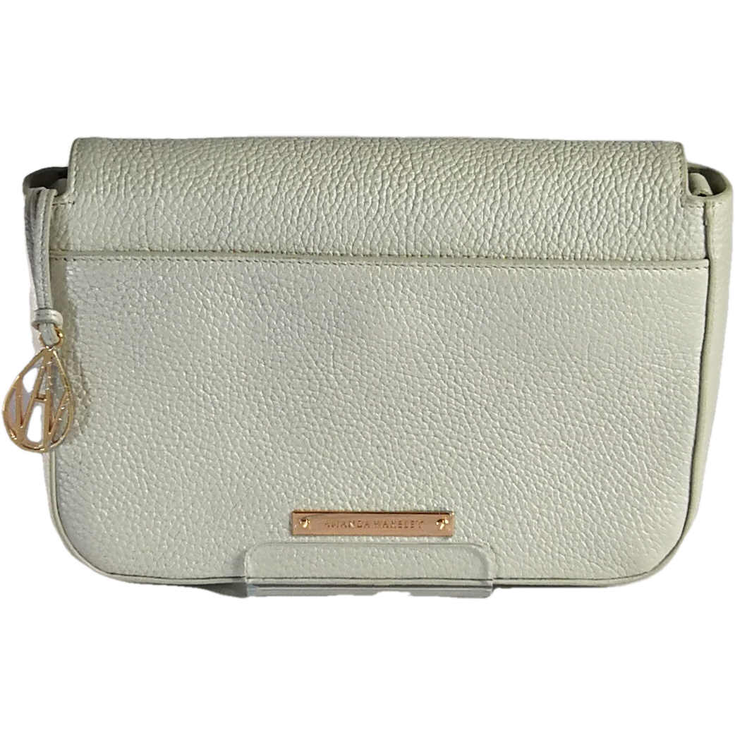 Crossbody profile with hardware and charm
