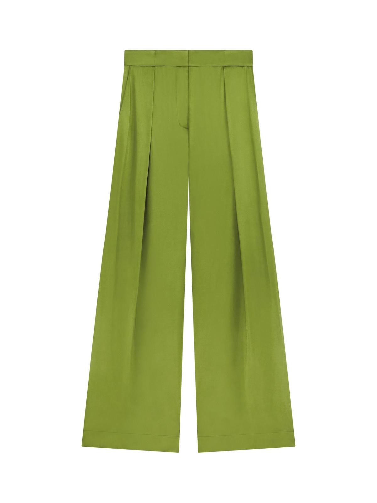 Back view showing the slim lace-trimmed line