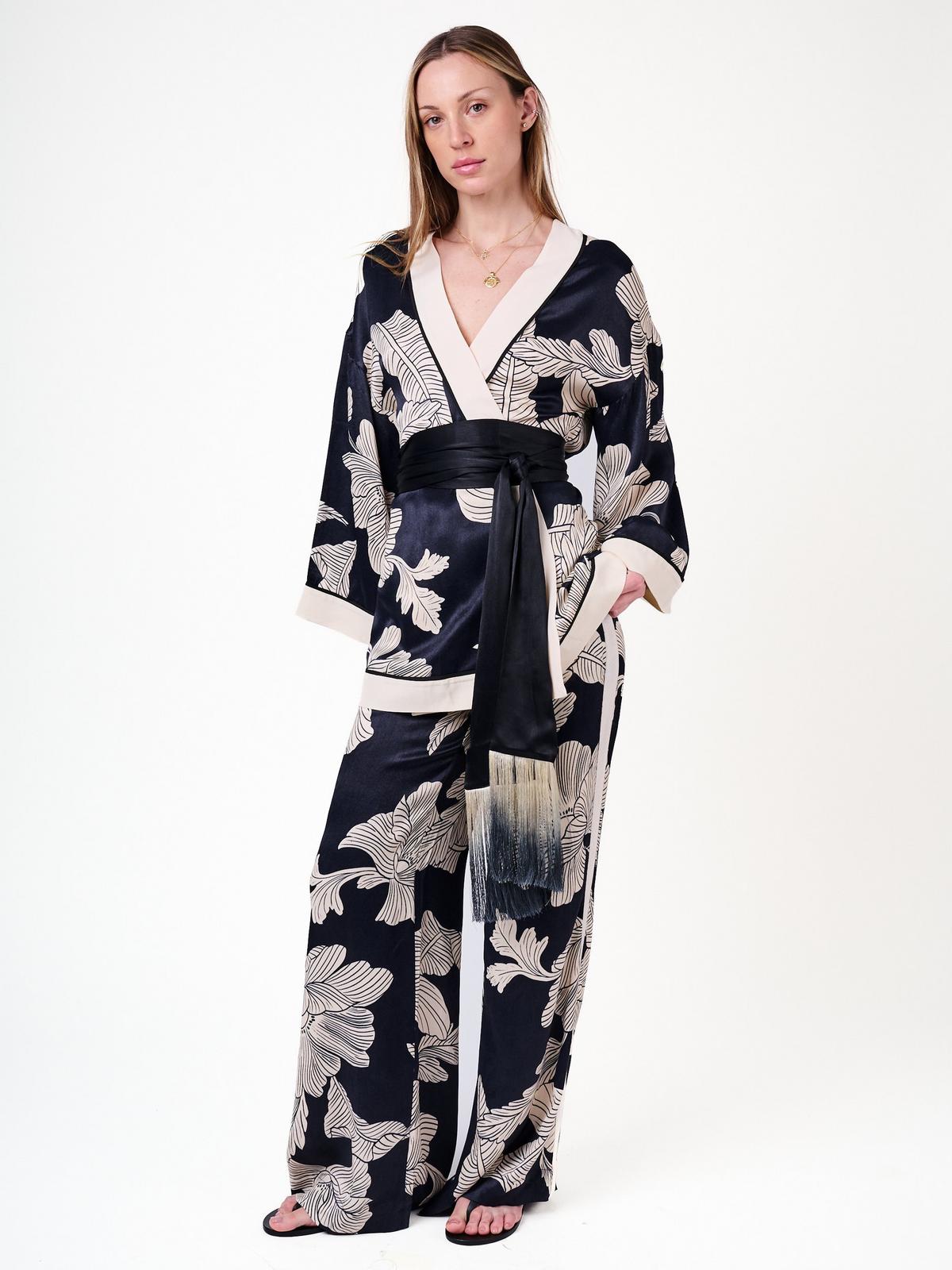 Sylvie Tie Waist Kimono Jacket