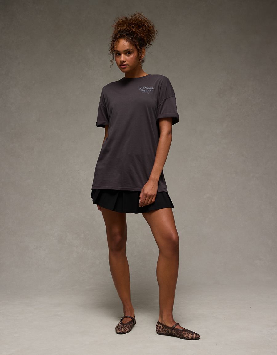 Full-body view with the relaxed tee proportion