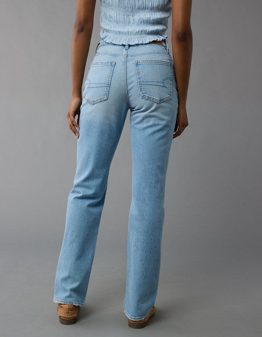 Styled back view with clean dark wash