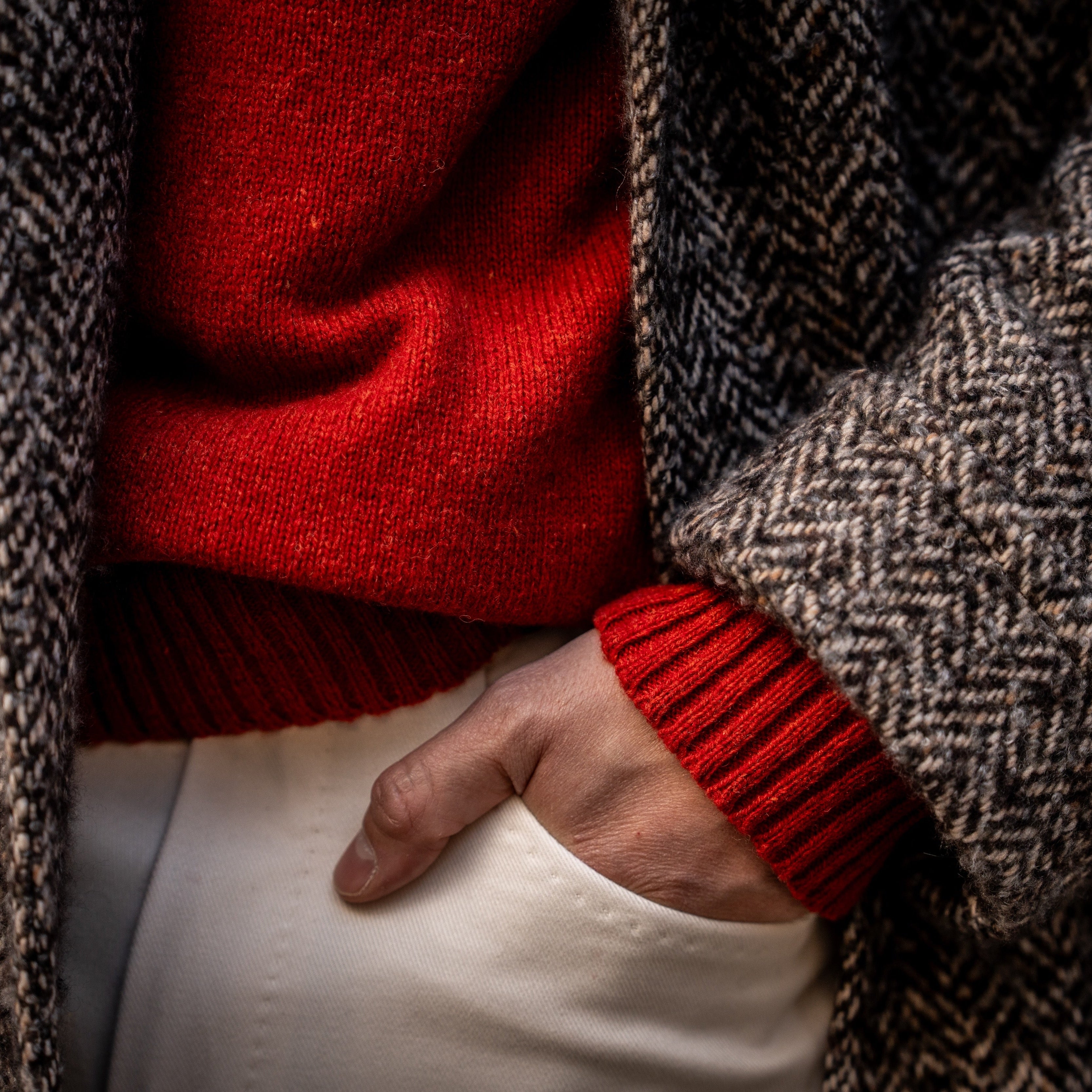 Cuff and hem detail