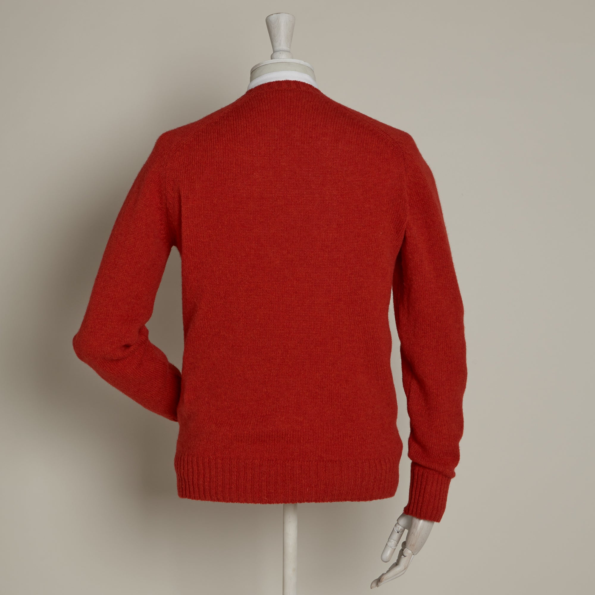 Back view of the sweater