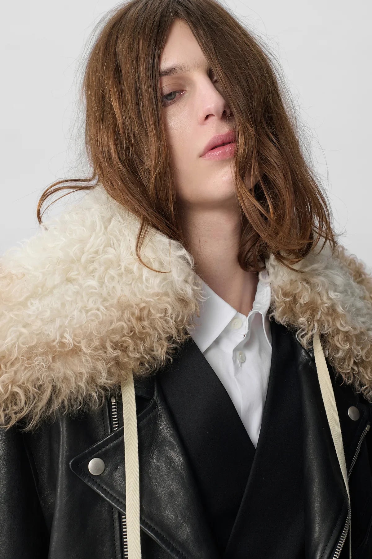 Collar and lapel closeup
