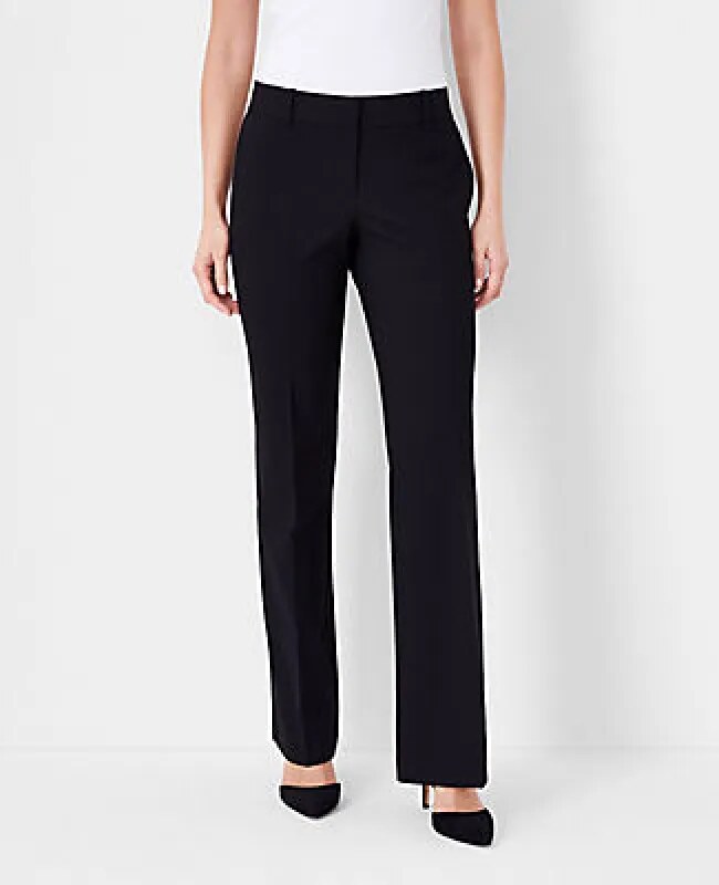 classic navy trouser front