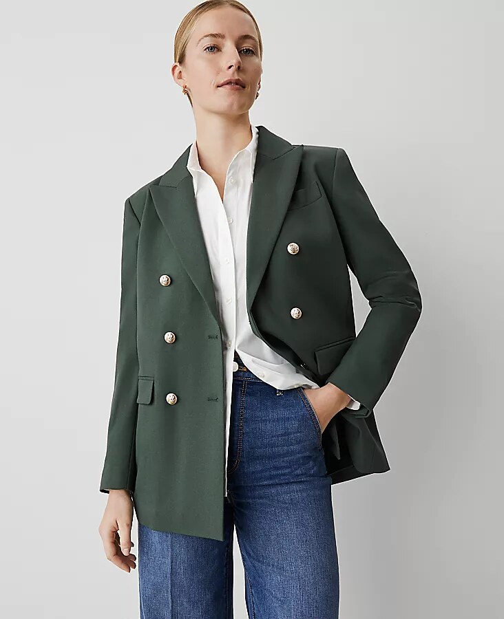 soft neutral blazer