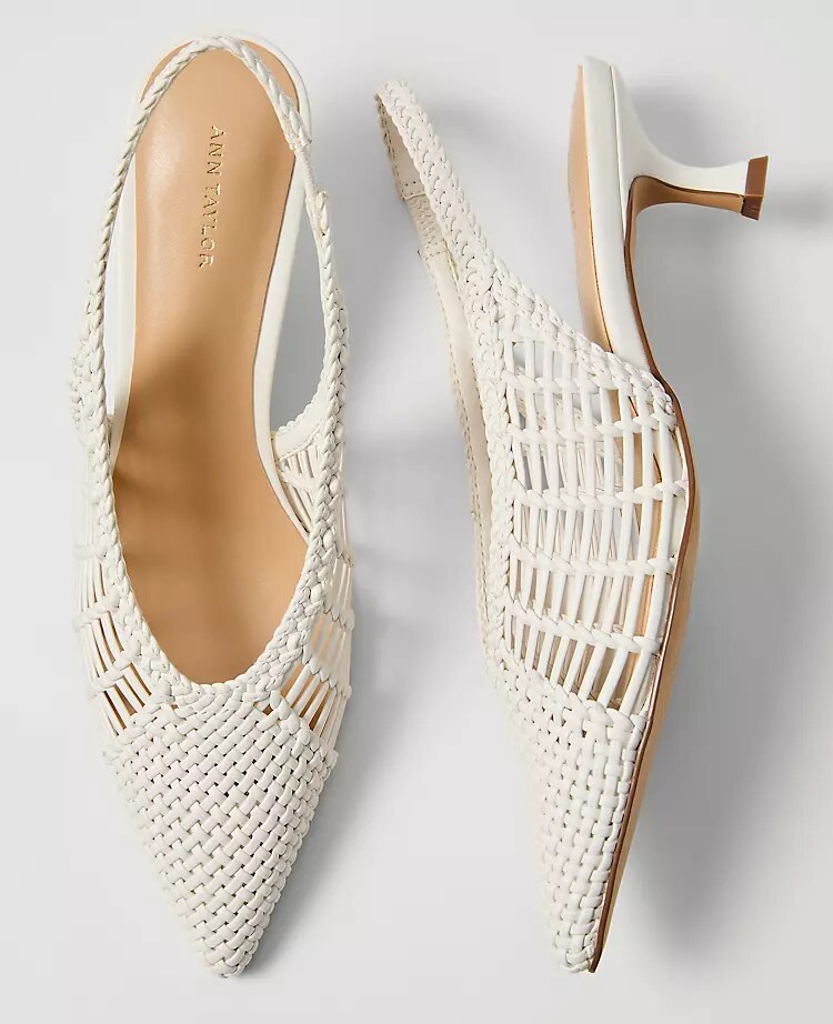woven upper detail