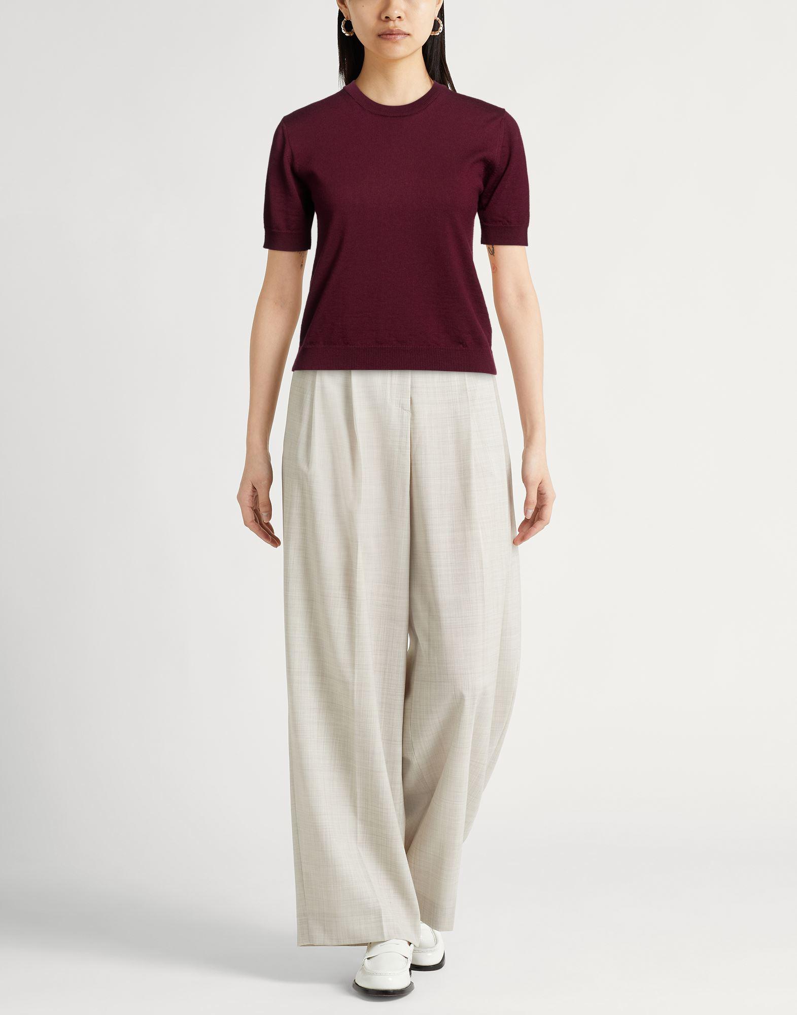 burgundy merino sweater back