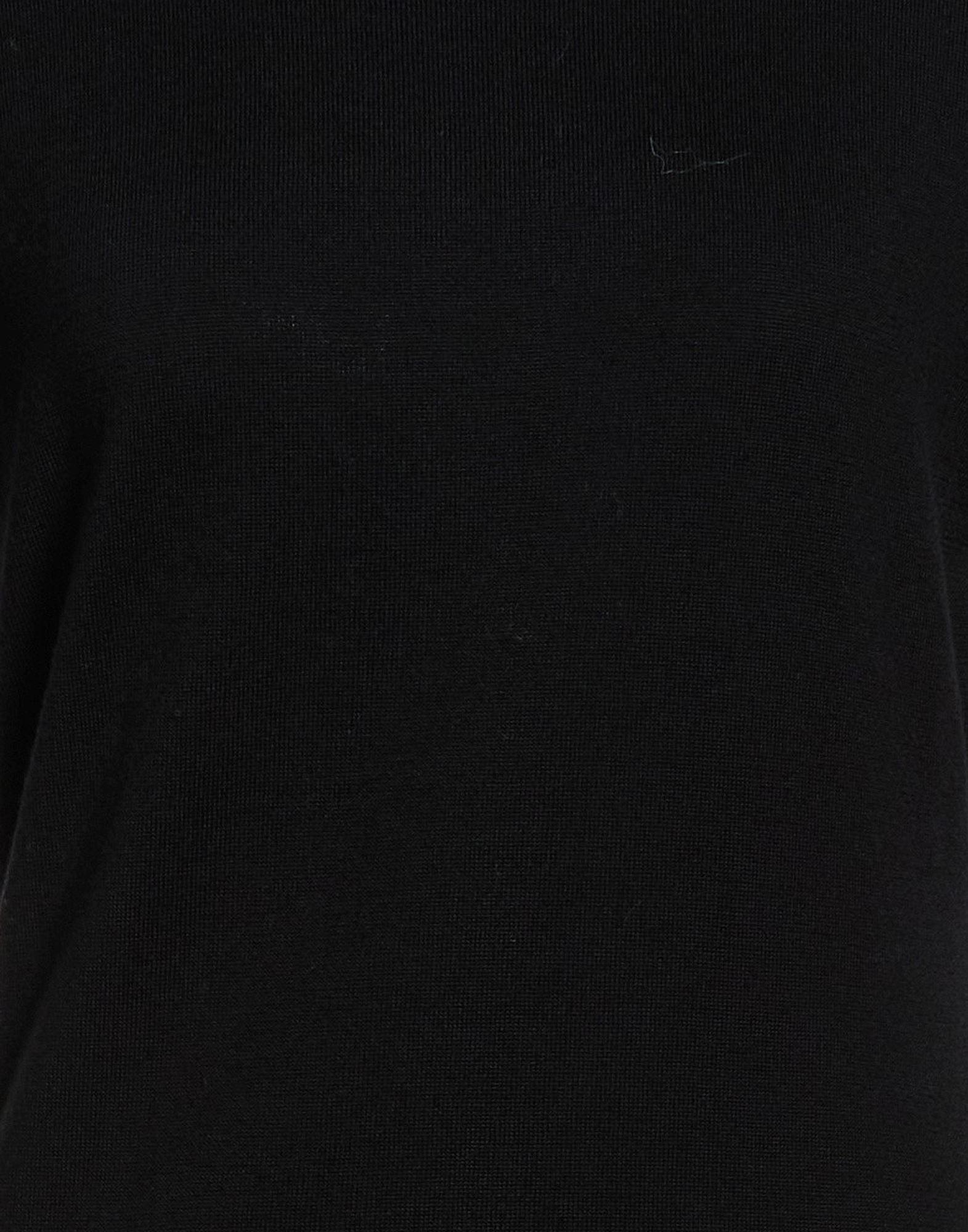 black merino midi detail