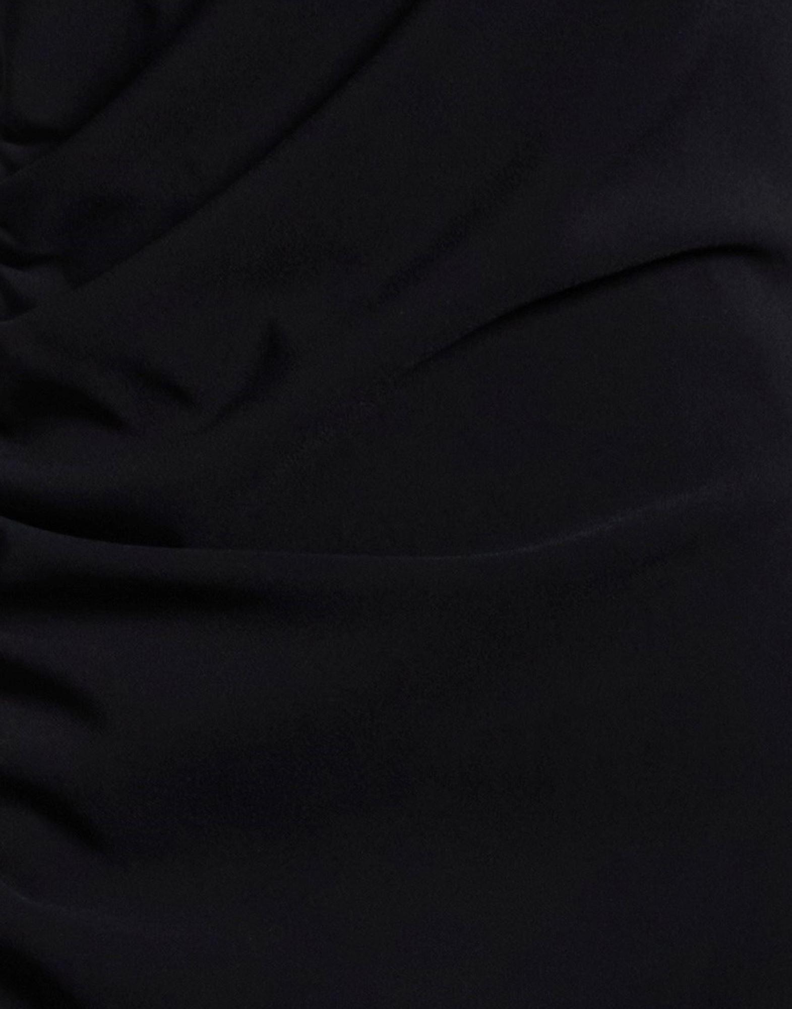 black midi dress detail