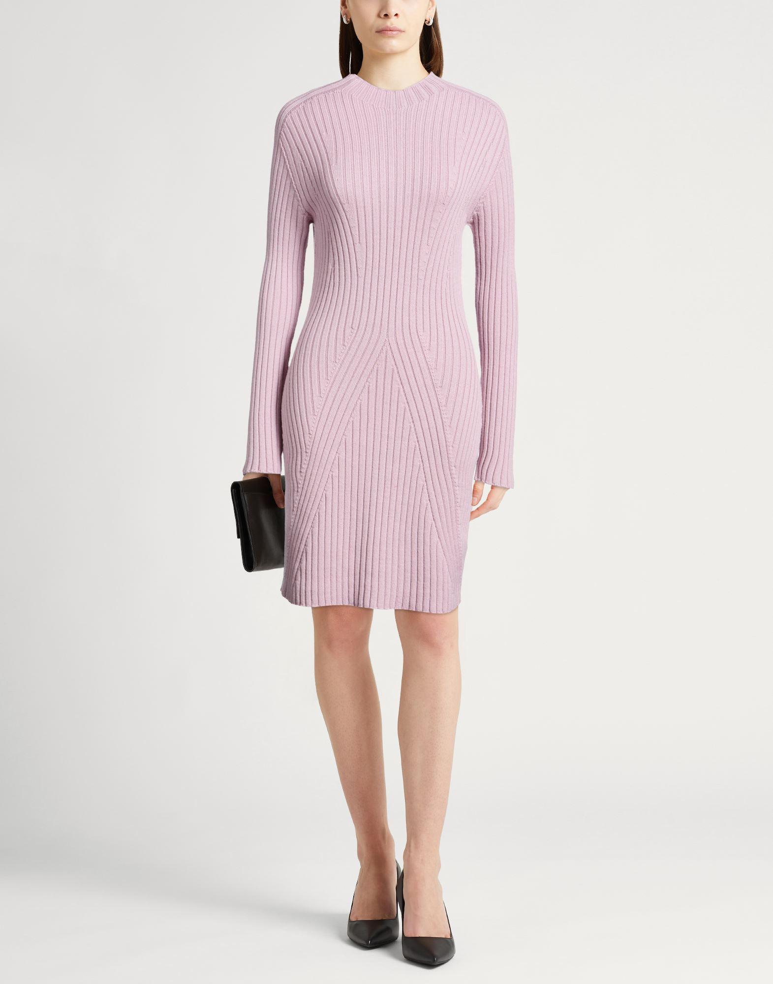 lilac mini dress back view