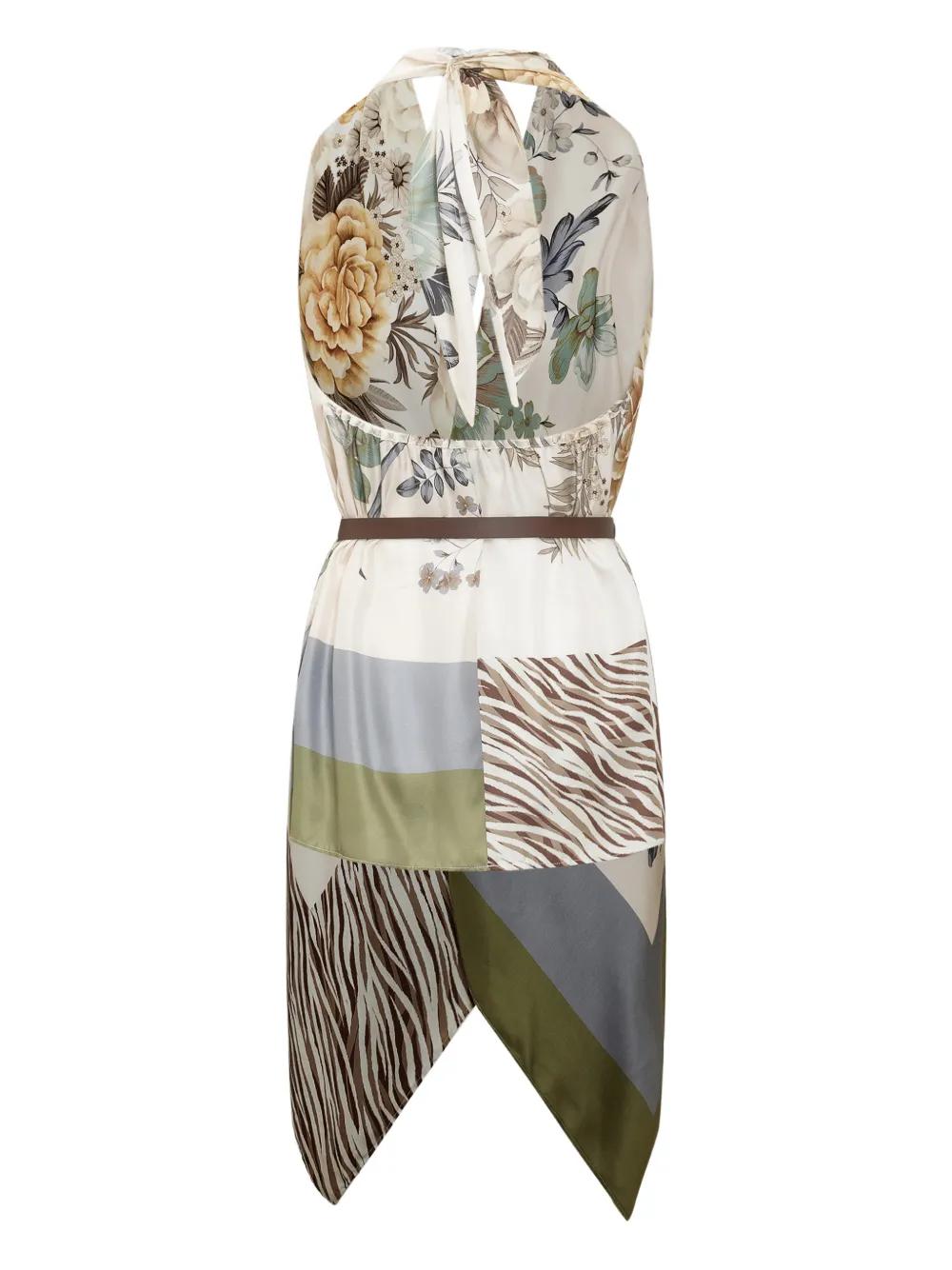 floral-pattern top
