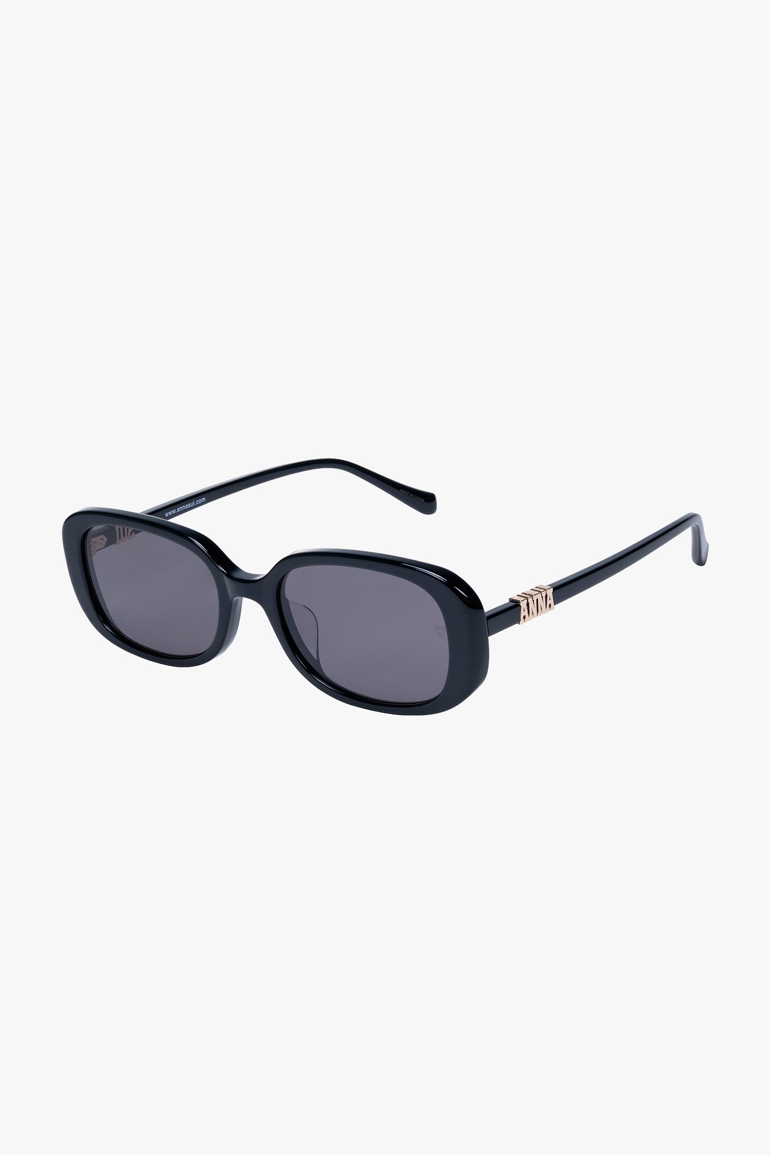 Anna Sui Classic Square Sunglasses - Black