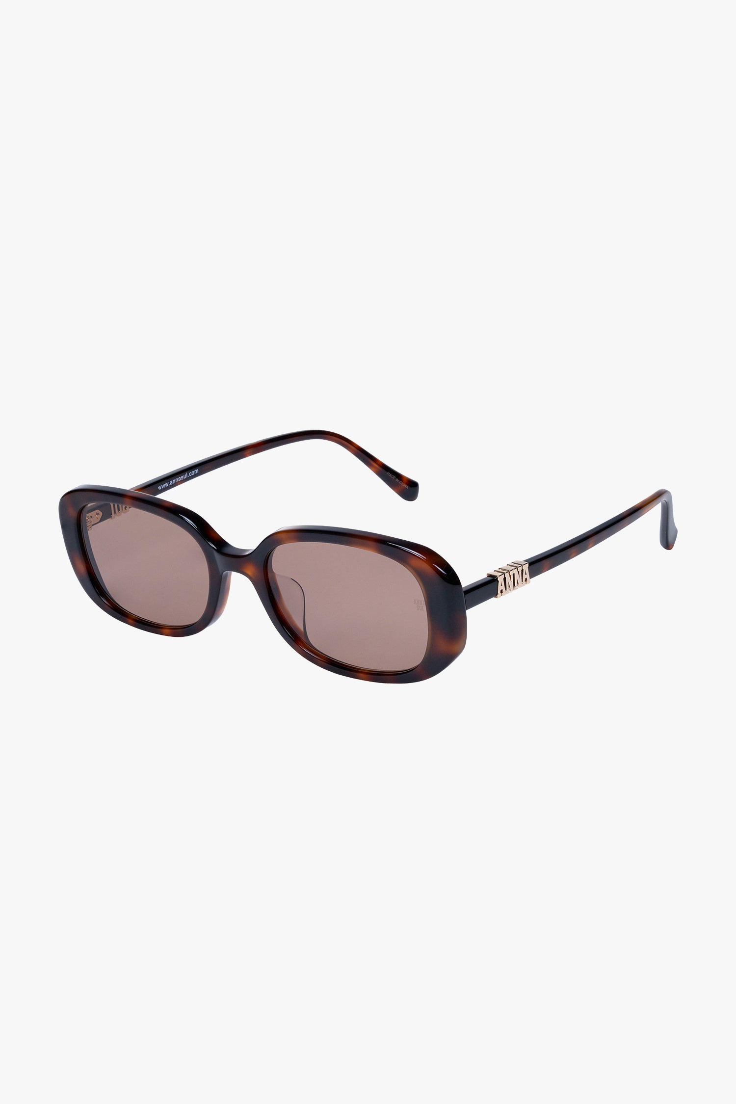 Anna Sui Classic Square Sunglasses - Black detail 3