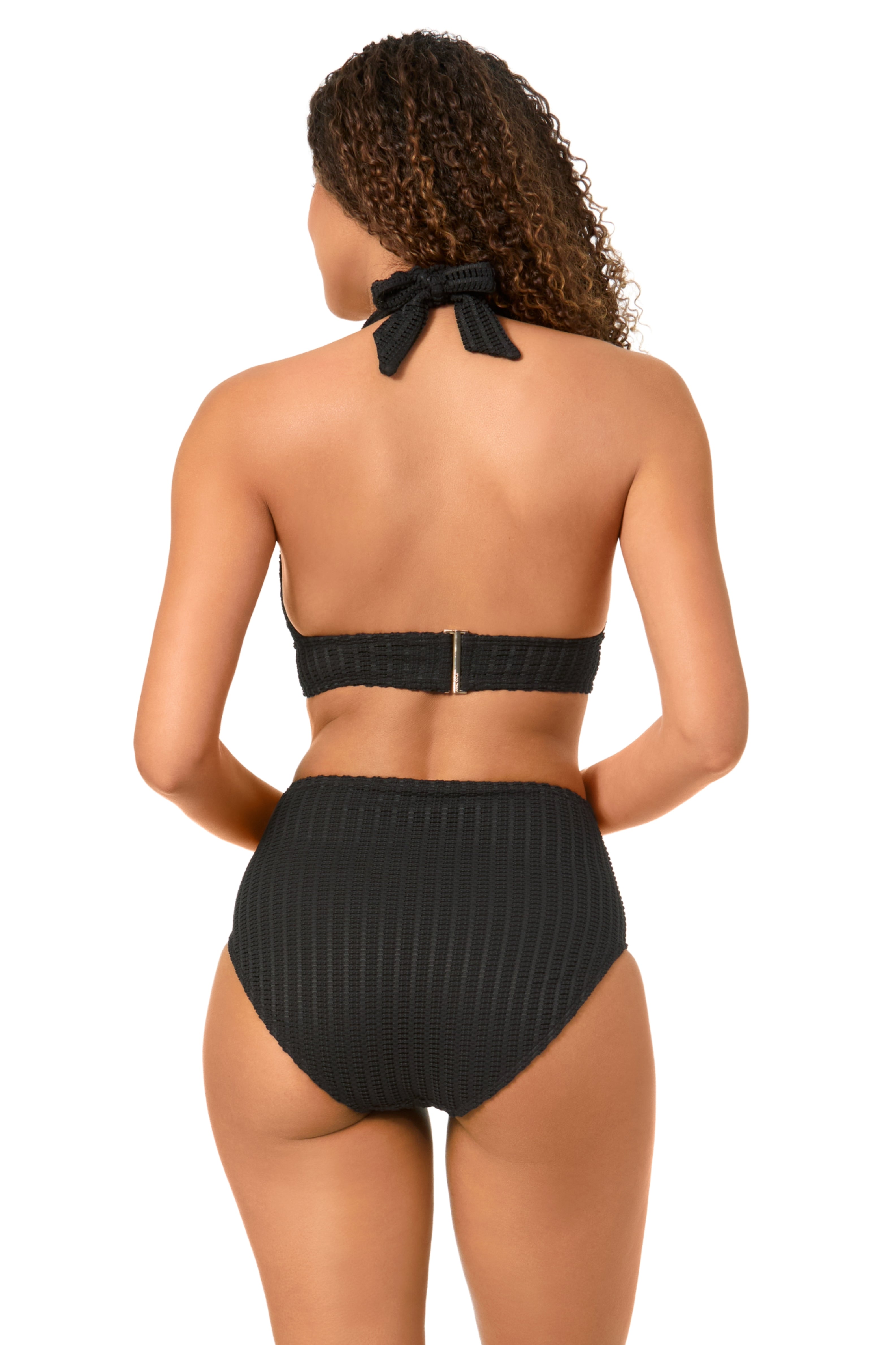 Back view with neck tie