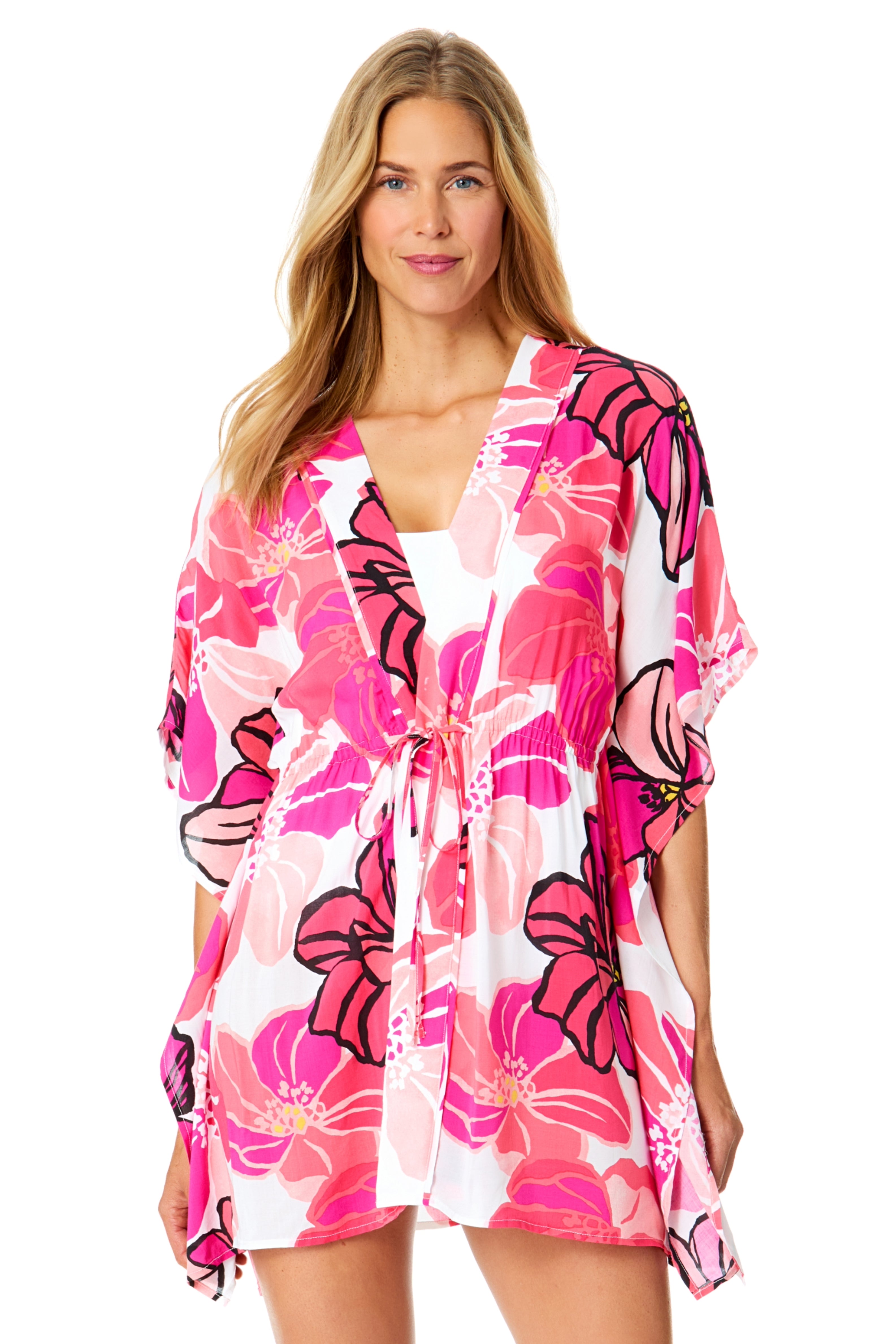 Tie Front Kaftan Cover Up