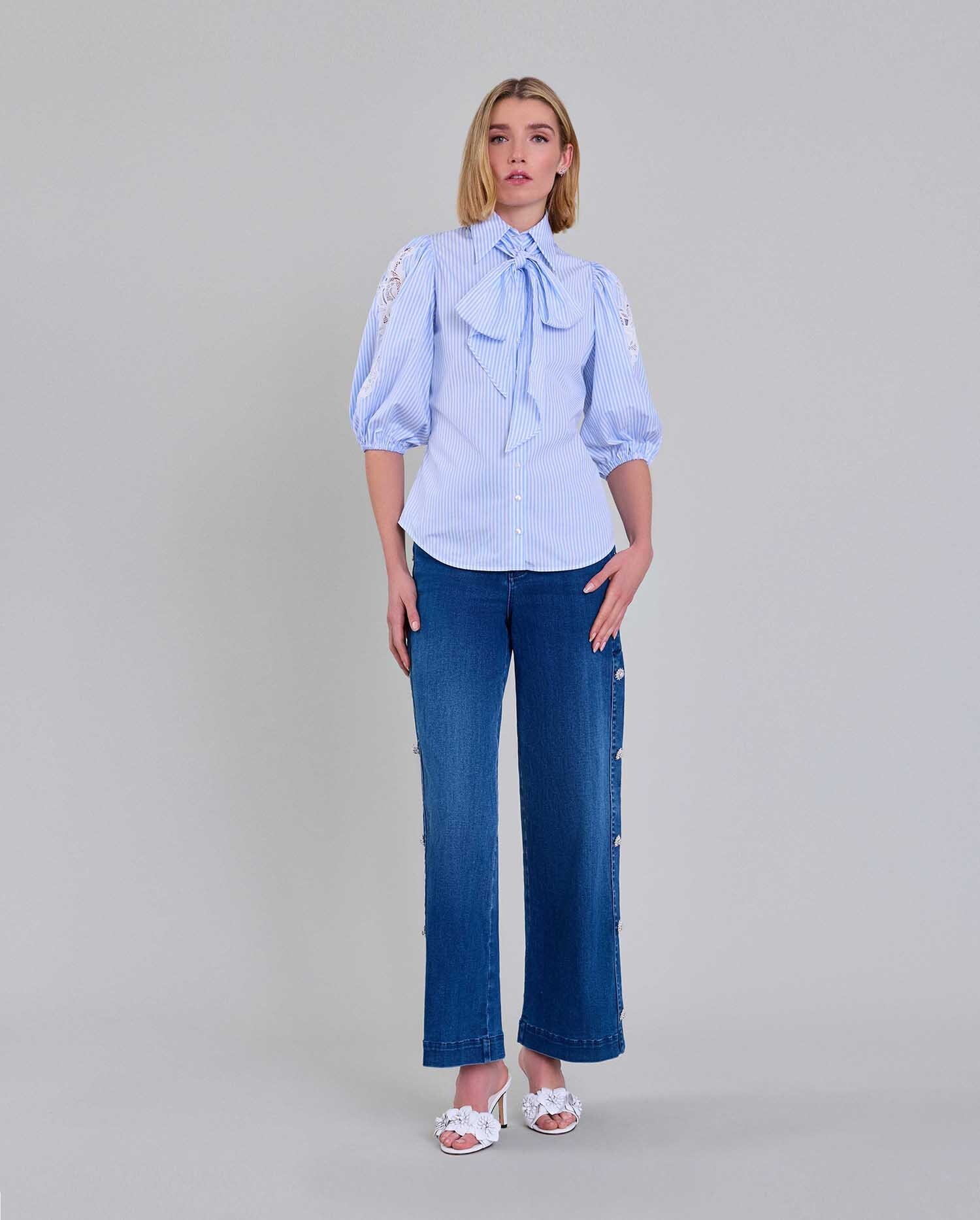 easy proportion with cropped denim