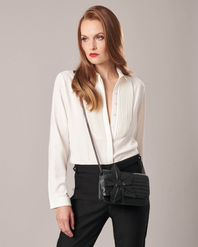 black version worn crossbody