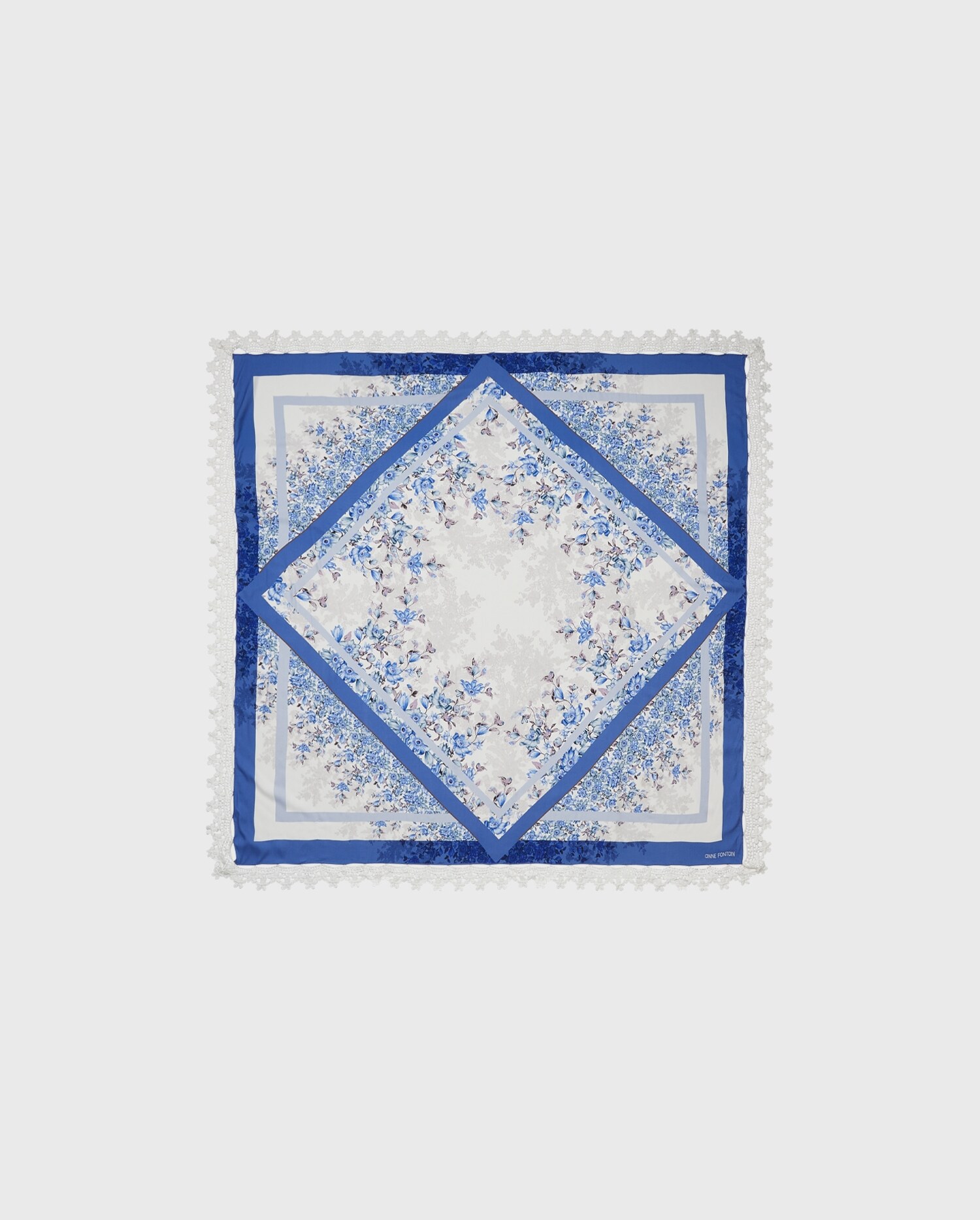 flat square scarf view