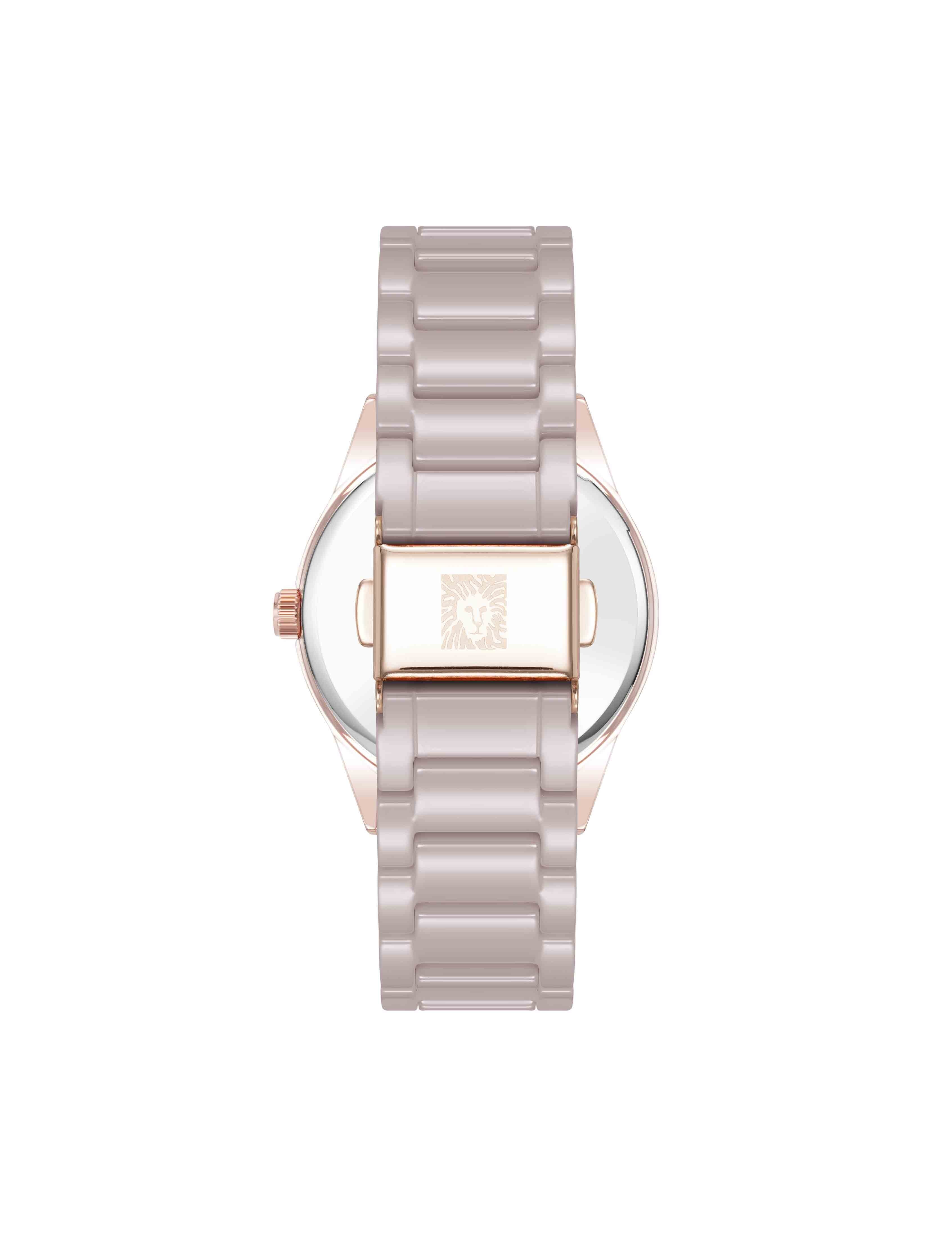 Ceramic Bracelet Floral Dial Watch — official product image